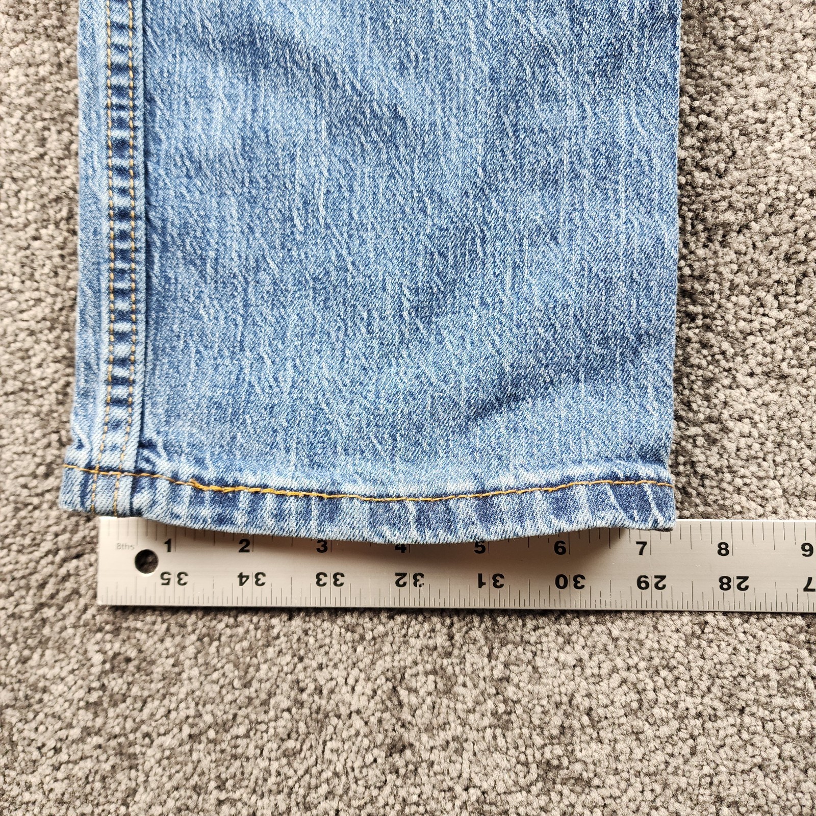 Levi’s 505 Jeans Mens 29×30 Blue Classic Straight Fit 100% Cotton Workwear Denim