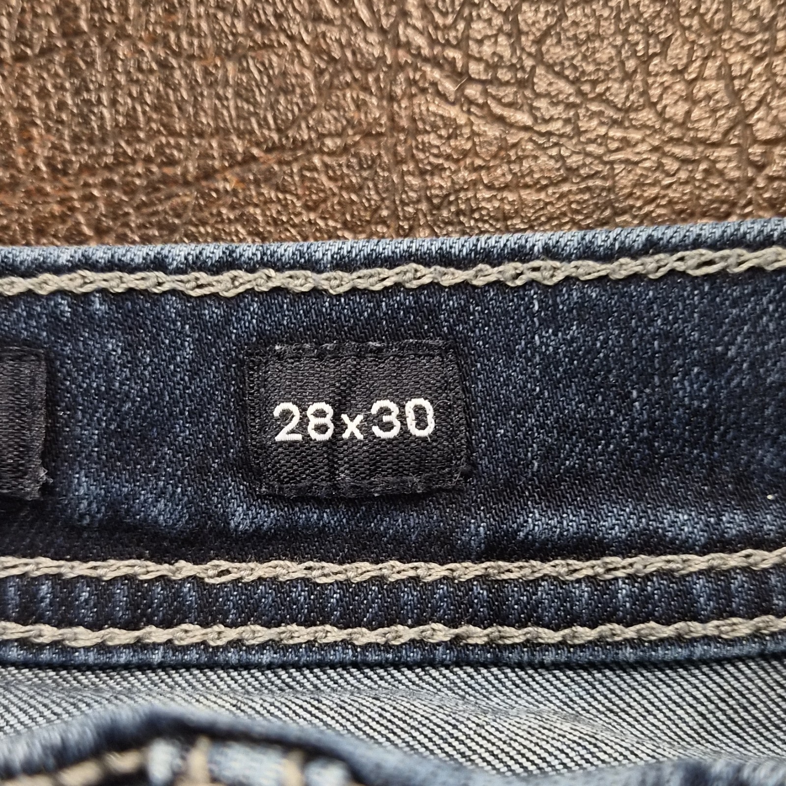 BKE Regular Bootcut Denim Jeans Blue Medium Wash Solid Men BKE Aiden 28X30 B326