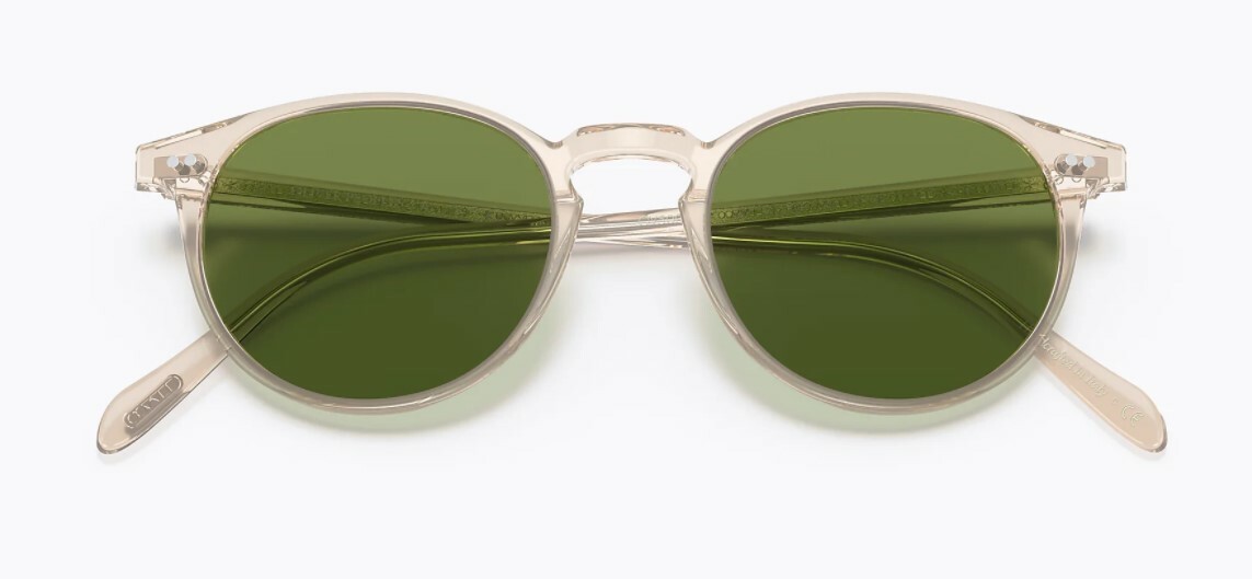 Oliver Peoples 0OV5004SU RILEY SUN 109452 Buff Polarized Round Unisex Sunglasses