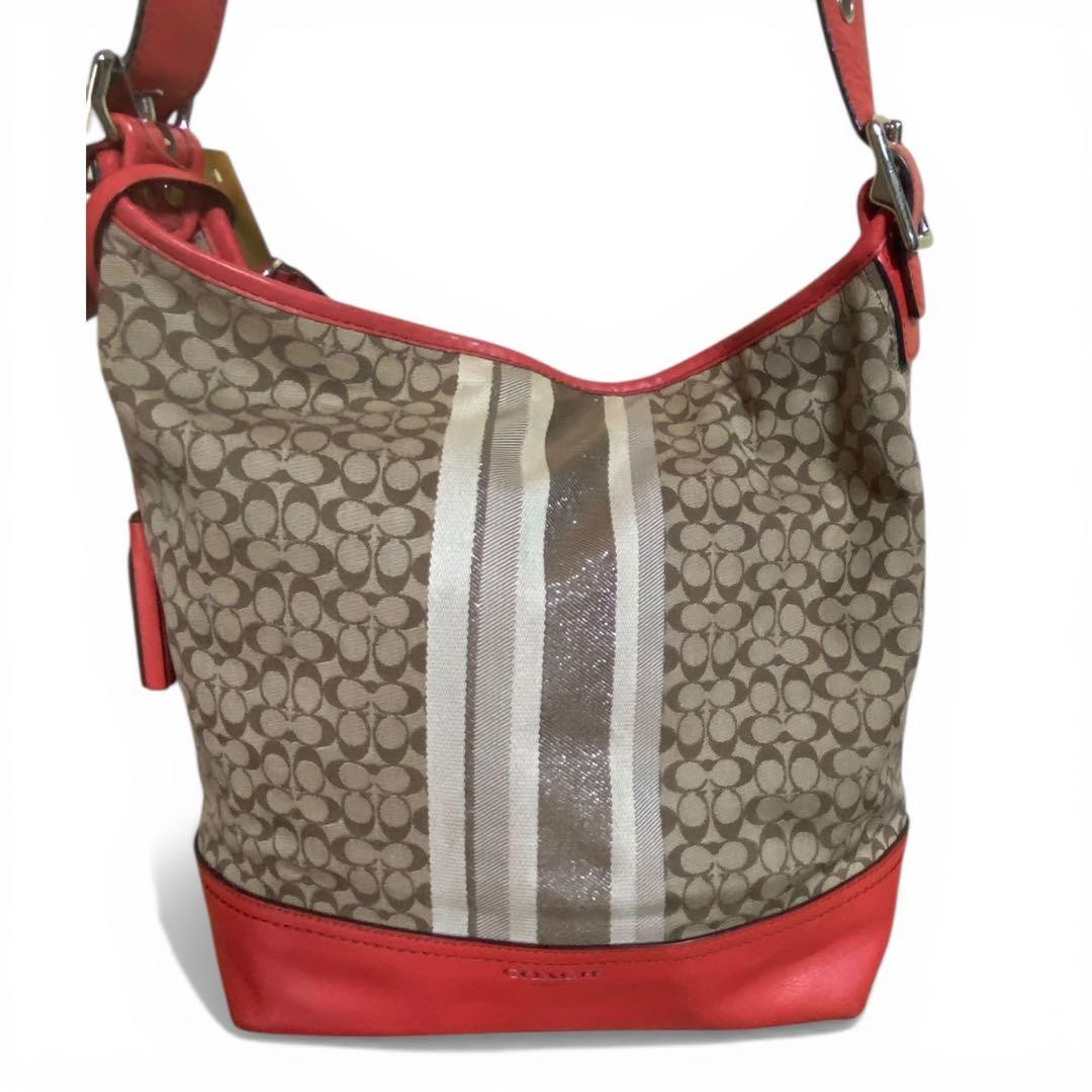 COACH Signature 19918 Shoulder Bag 23a