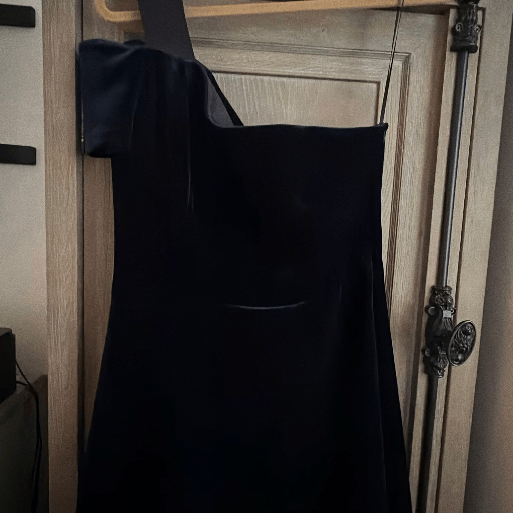 Sandro Velvet Dress Navy size 3
