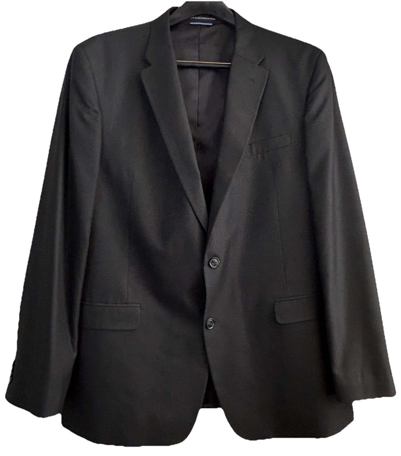 Tommy Hilfiger Jacket L 100% Wool Worsted Twill Blazer Sport Coat 46R