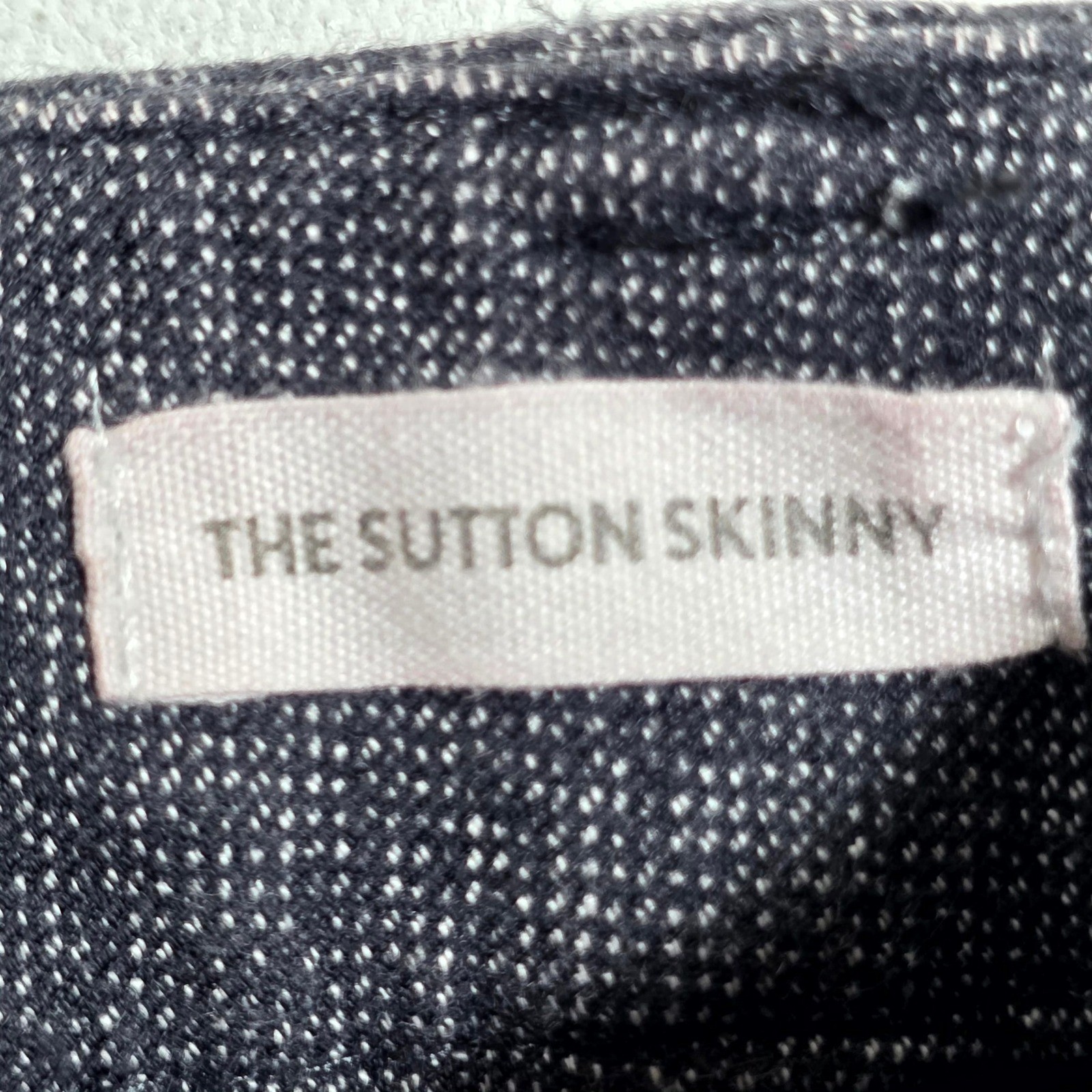 LOFT The Sutton Skinny Pants Womens 6P Gray Textured Slim Fit Dress Trousers