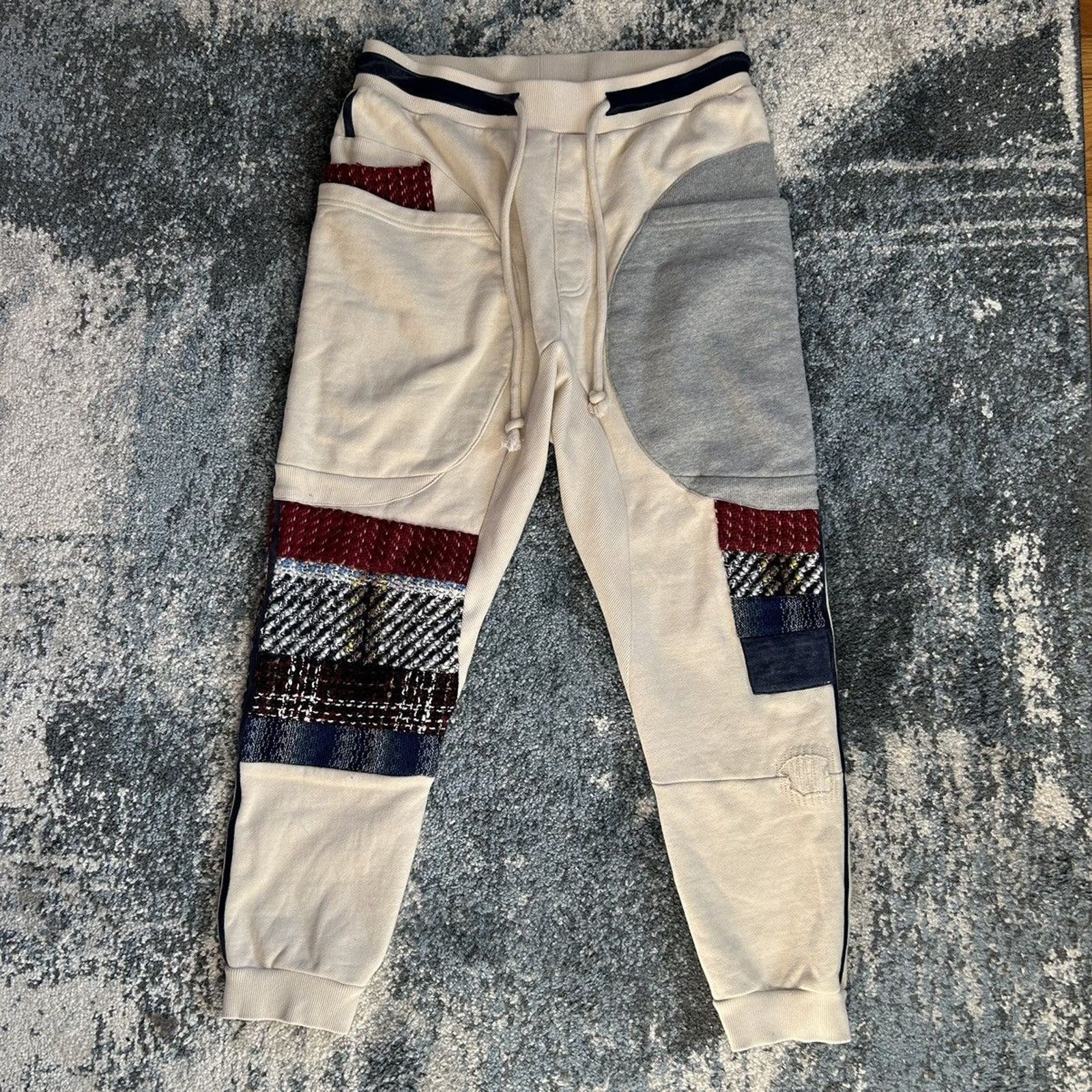 AUTUMN WiNTER 2018 KiTH RONNiE FiEG KNiT PATCHWORK ASHFORD PANTS SWEATPANTS