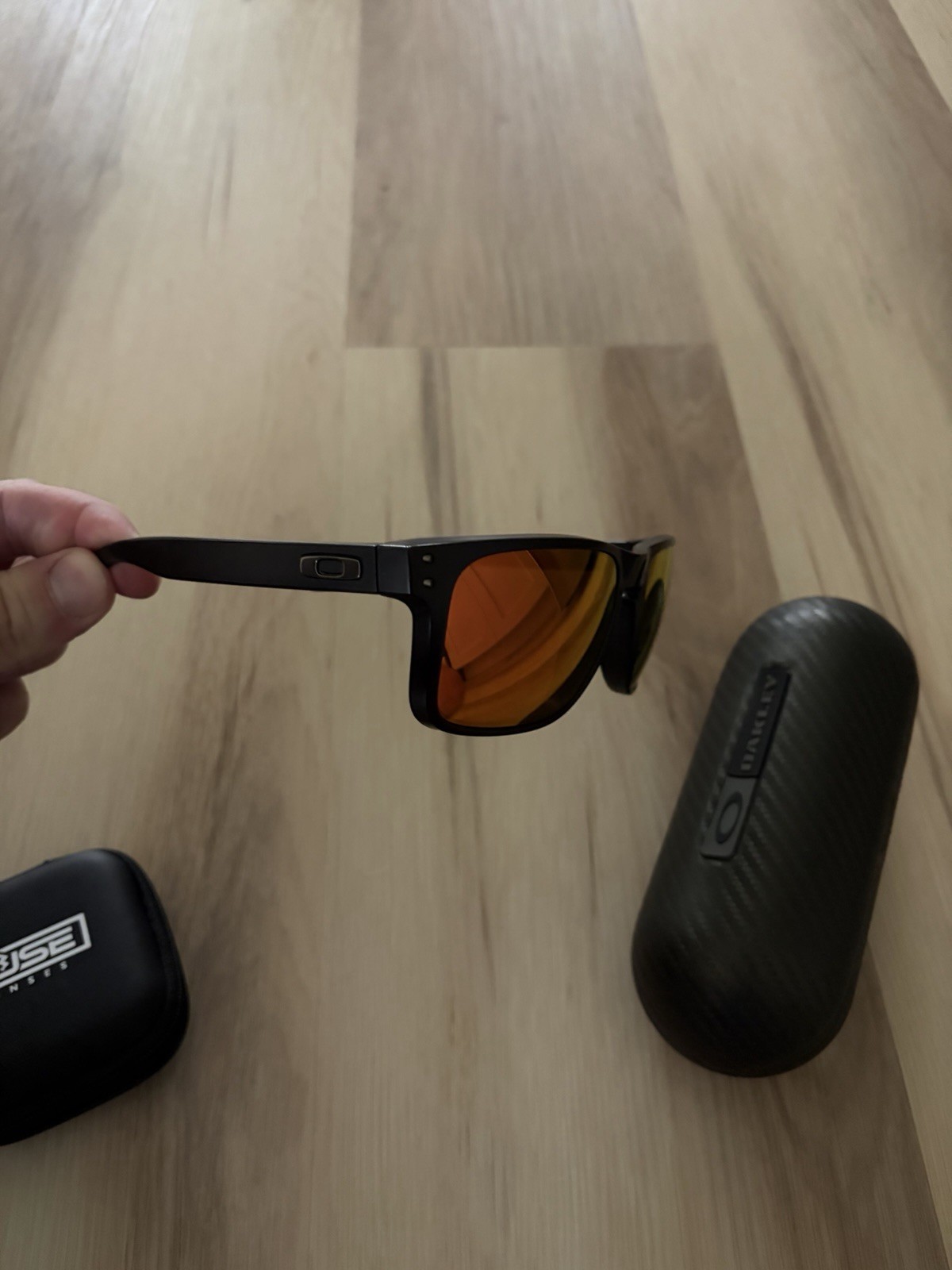 Oakley Holbrook OO9102-G755 137mm Square Sunglasses / Matte Black Tortoise Frame