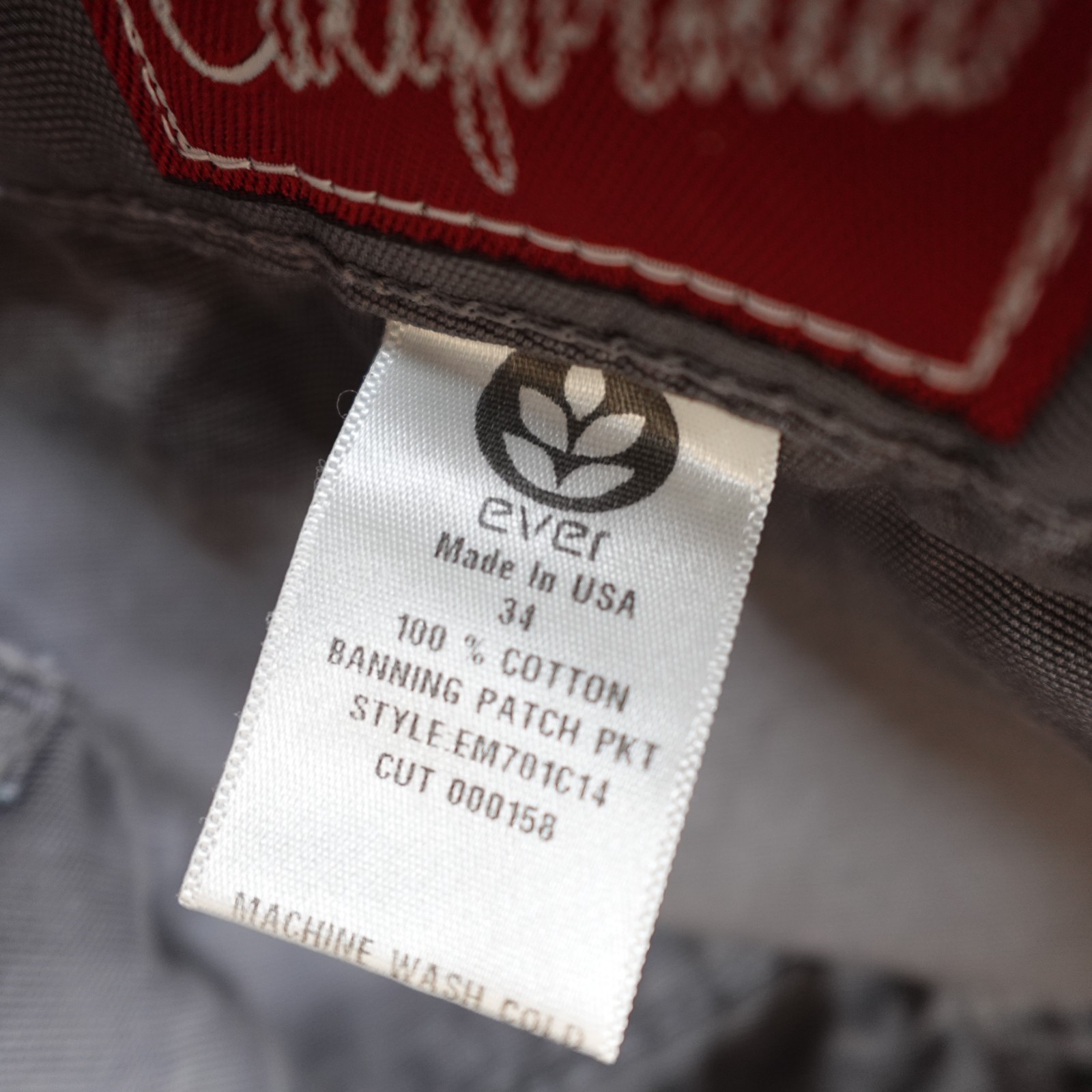 Ever Shorts 34 Gray Solid 7″ in Cotton Banning 8.5″ in Made in USA NEW