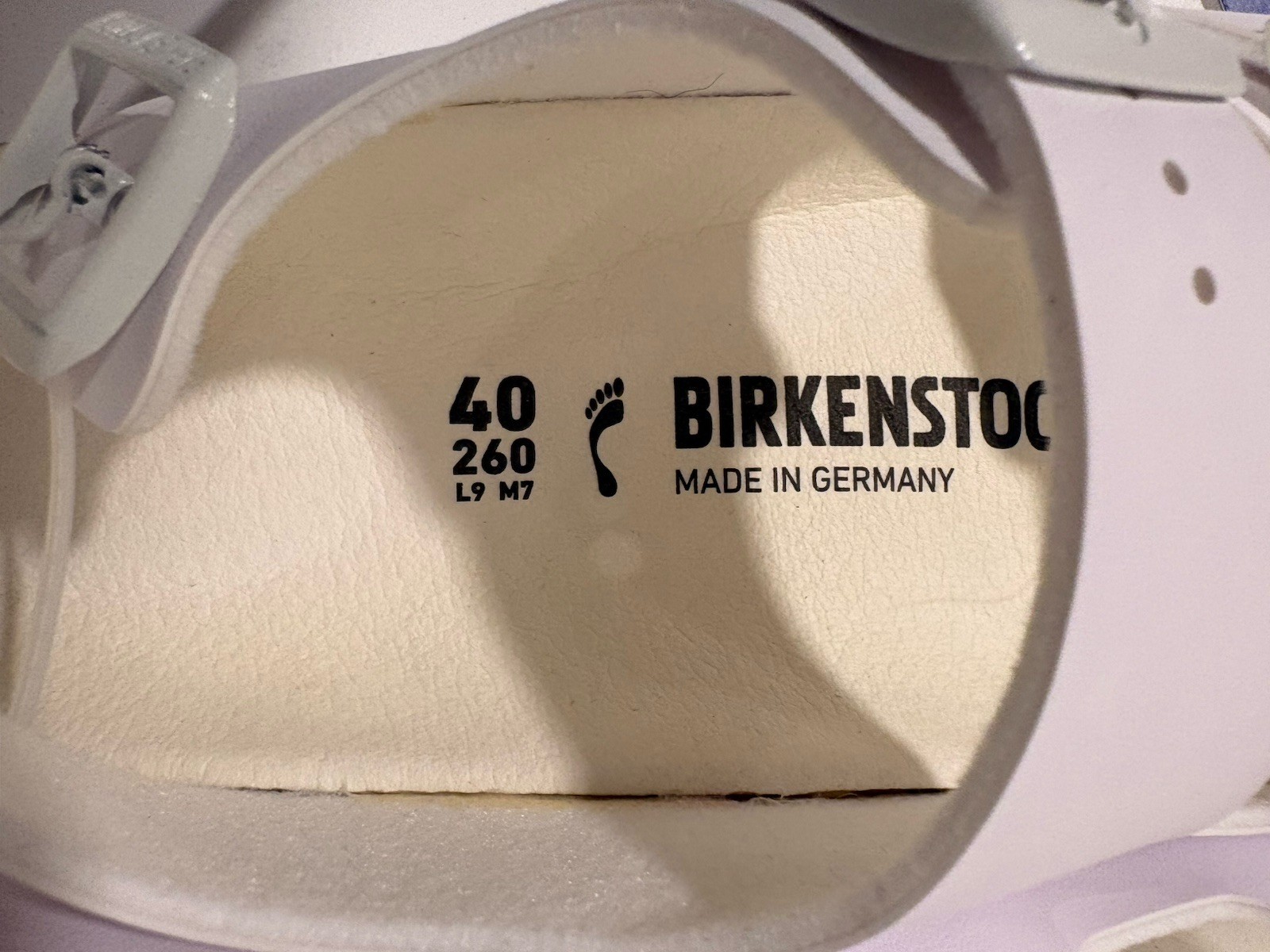 Birkenstock Milano Birko Flor Triple White Sandals Women’s EU 40 US 9-9.5 New