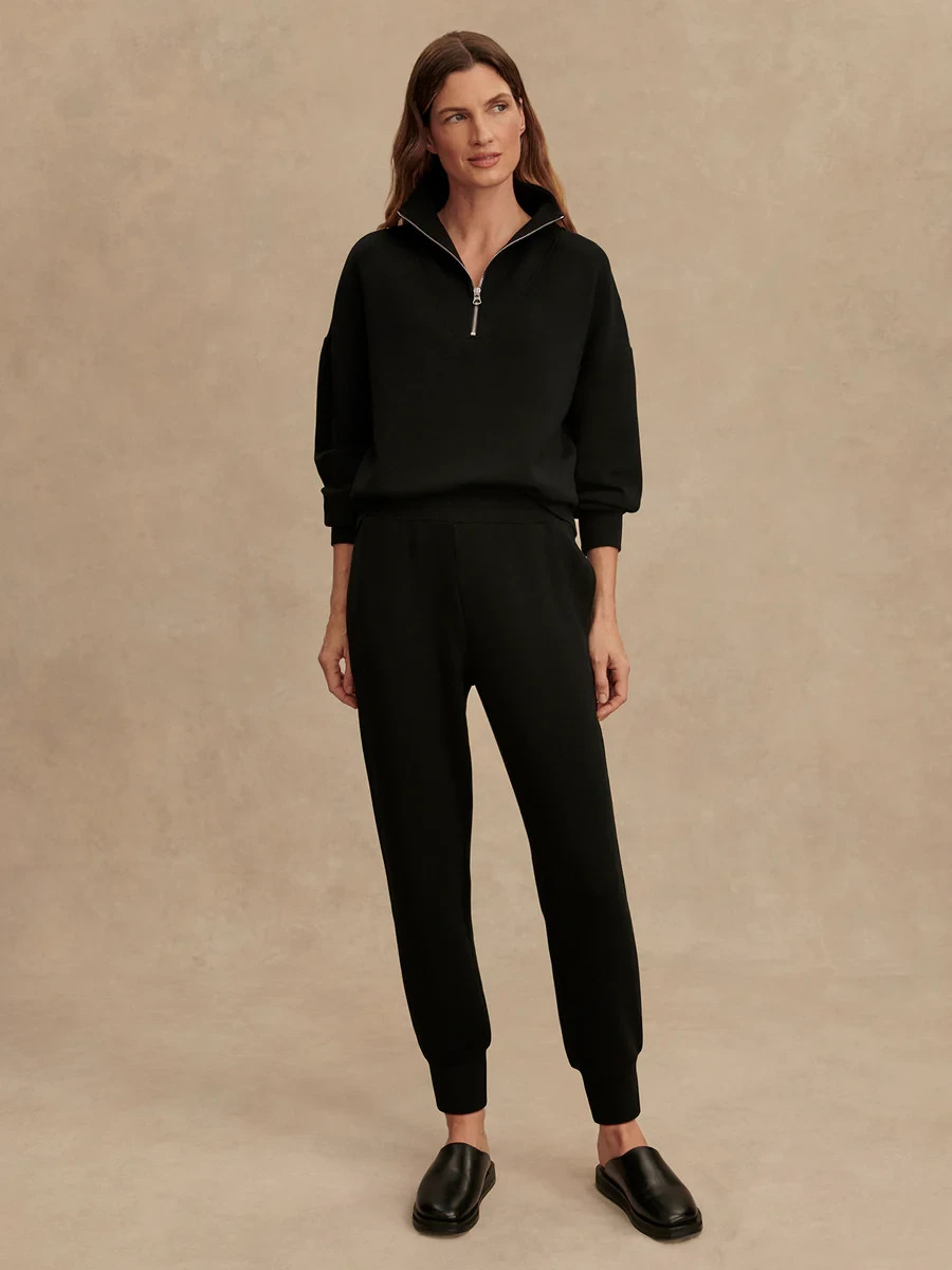 Varley The Slim Cuff Pant 27.5″ in Black, Size XXS