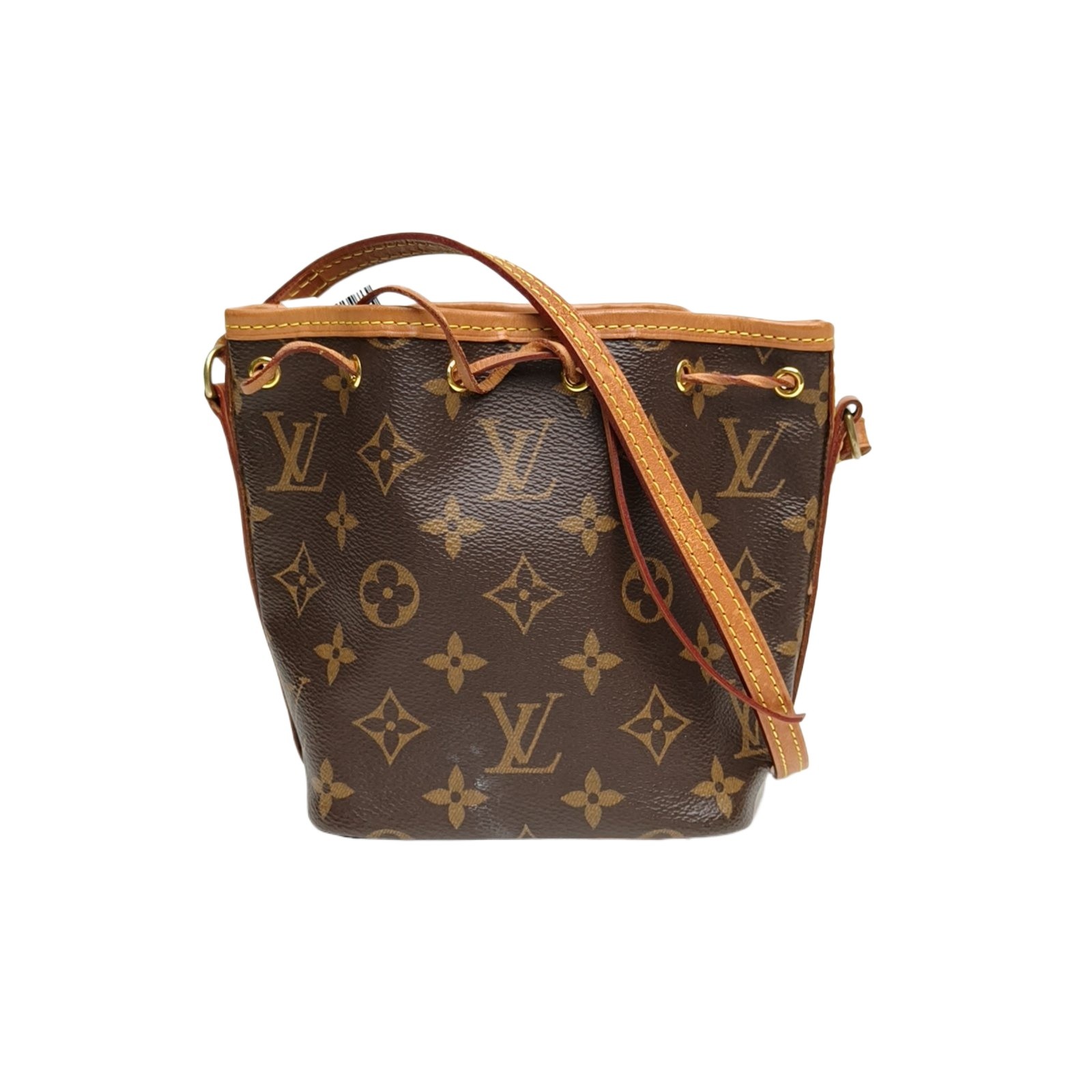 LOUIS VUITTON NOÉ Bucket Bag Nano 13 cm Monogram PVC Shoulder Bag