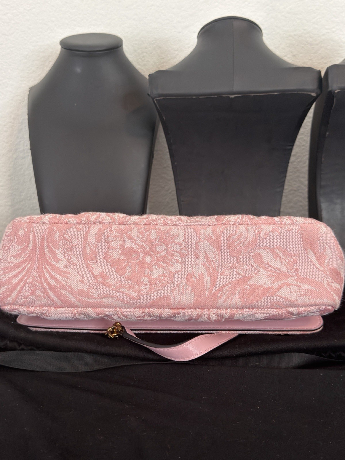 Baroque Jacquard Quilted Small Medusa Flap Shoulder Bag