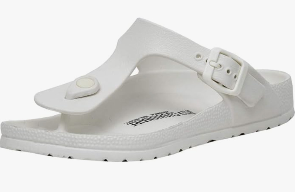 CUSHIONAIRE Women’s 6 Ella EVA Comfort Footbed Sandal size 6