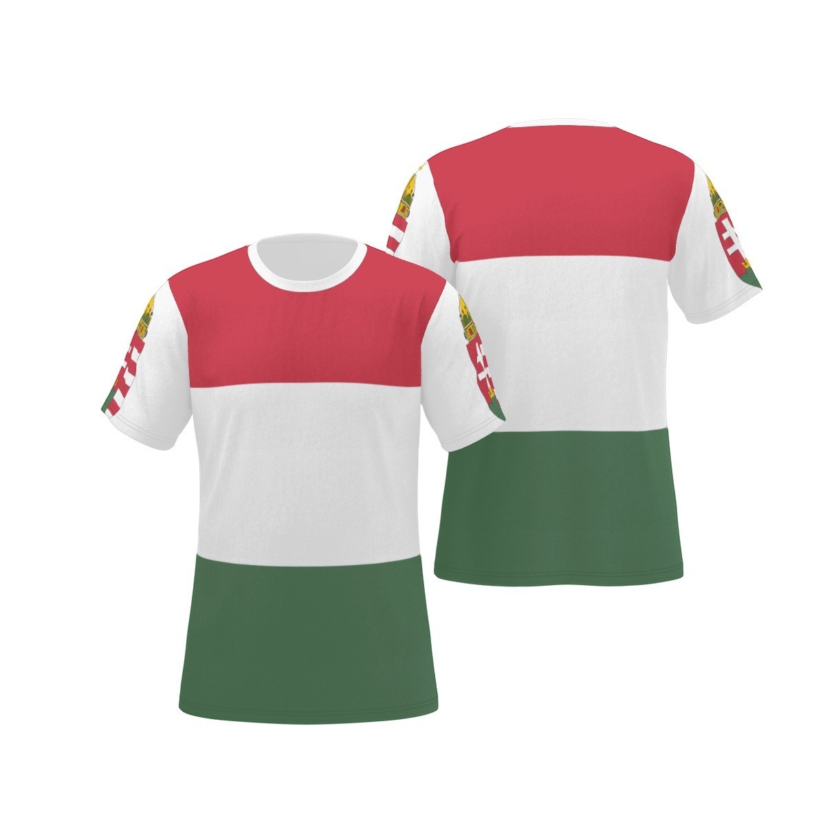 New Hungary Hungarian coat of arms Flag All-Over Print Men’s O-Neck T-Shirt