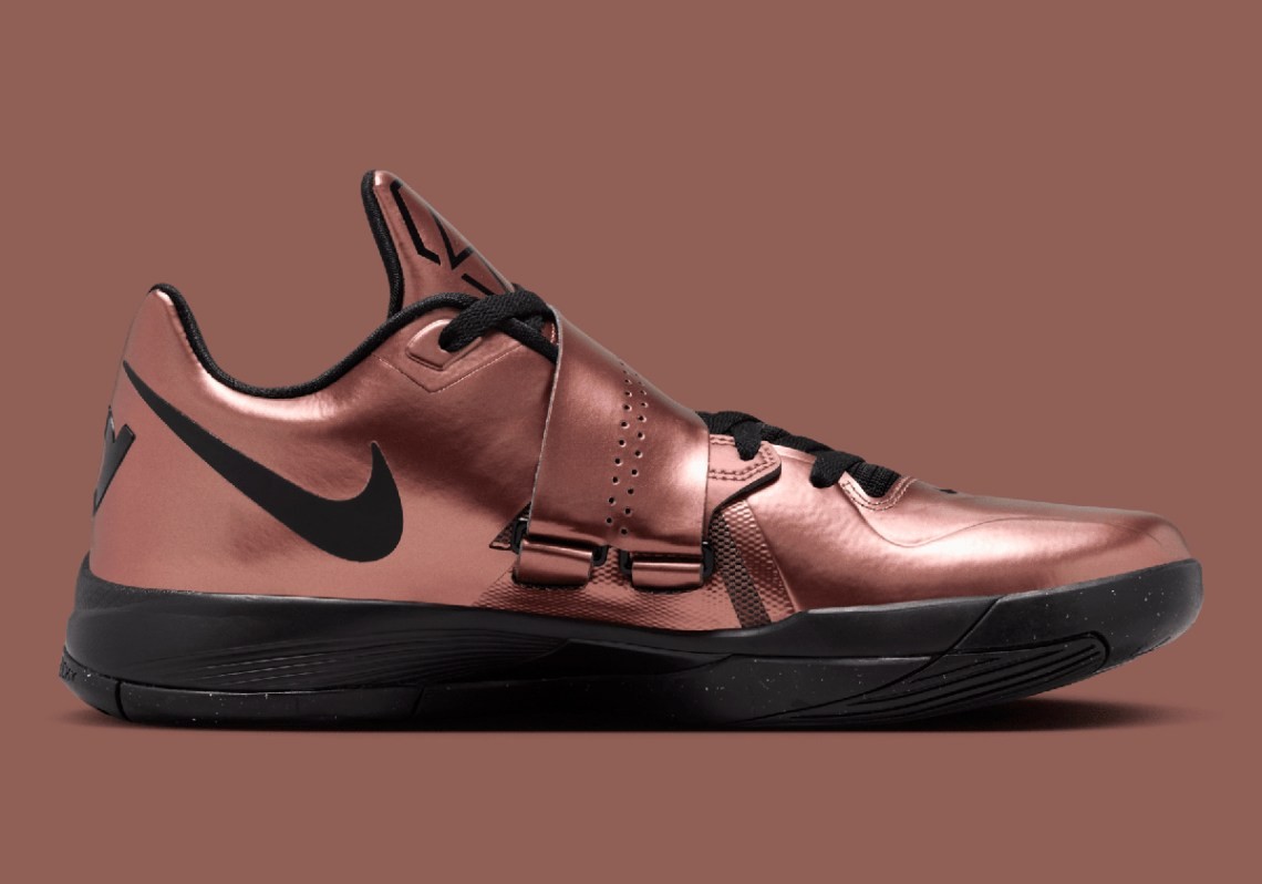 Nike KD IV 4 Christmas Xmas Metallic Copper Black FZ5913-800 Men’s