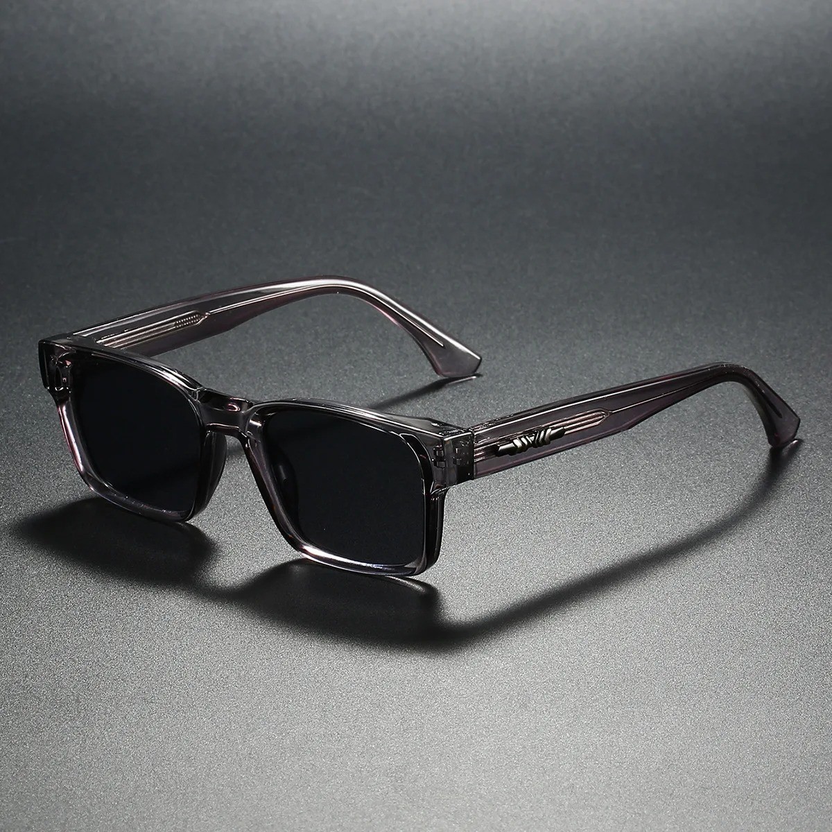 Quality Square Polarized Sunglasses Men Metal Core UV400 Unisex Sun Glasses Trav