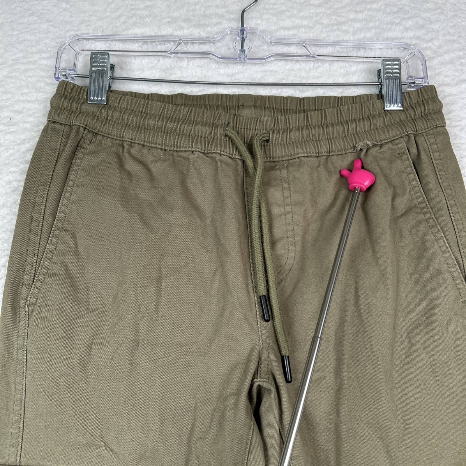 WESC Slim Utility Jogger Pants Cargo Olive Green Unisex Men’s S / Women’s M