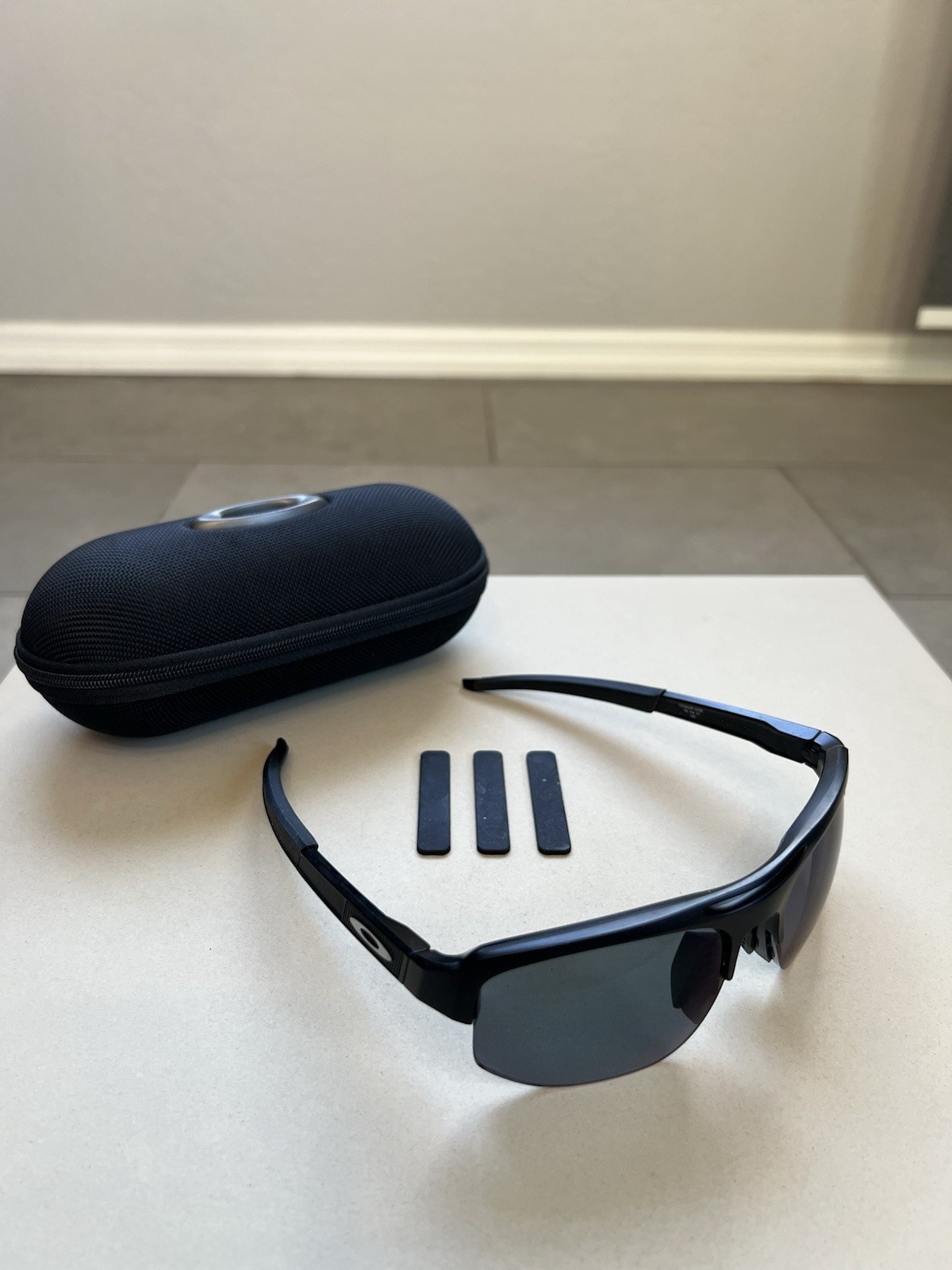 Oakley Mercenary Matte Carbon Low Bridge Fit Made In USA Sunglasses OO9424F-0668