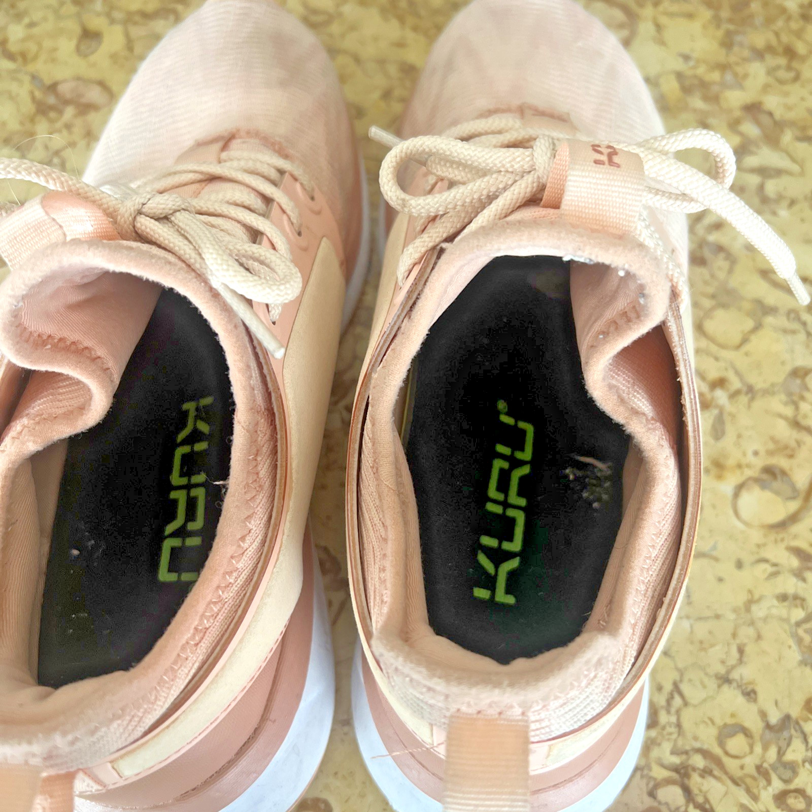 Kuru Atom Womens Size 9 Pink White Athletic Running Walking Shoes Sneakers
