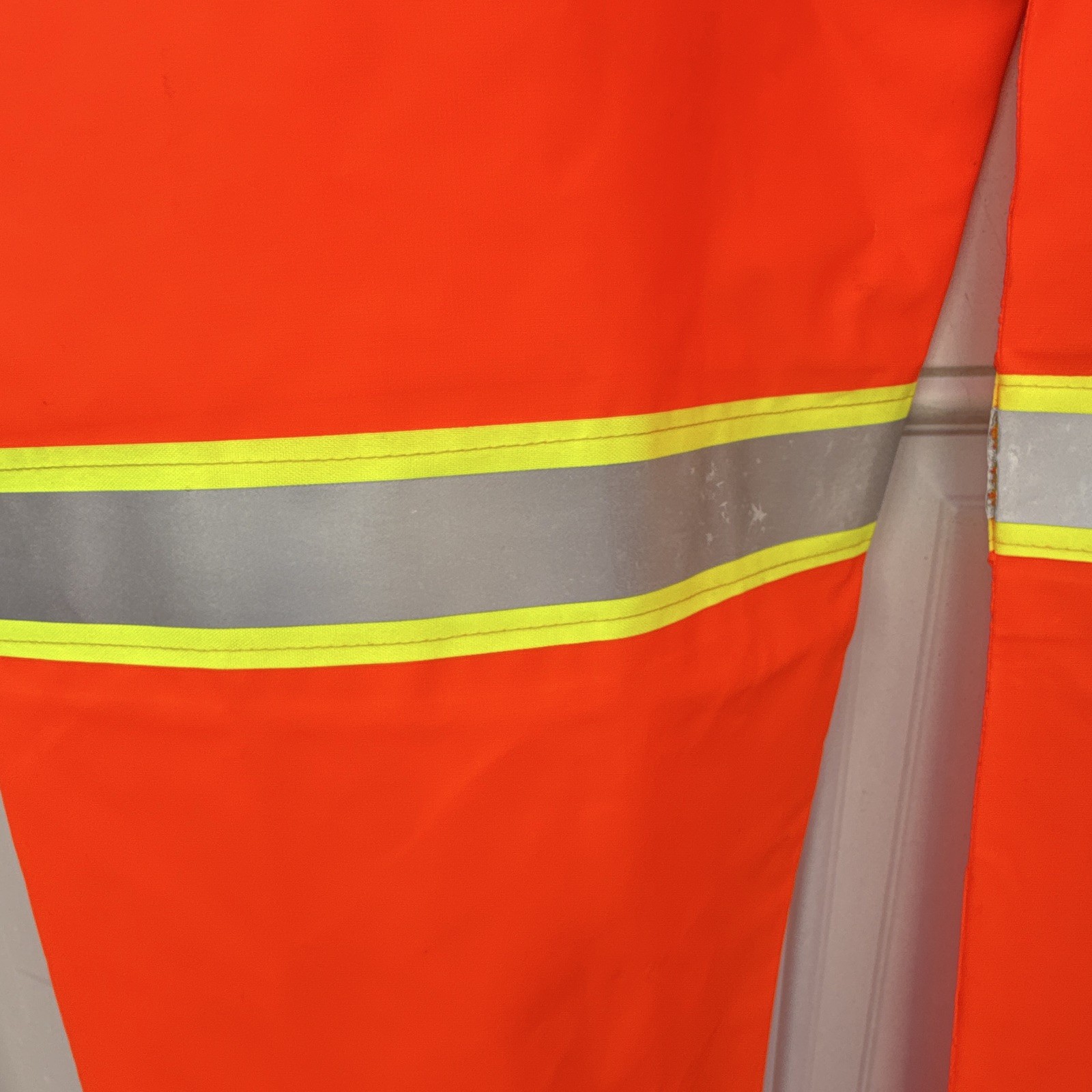 MCR Safety 2013R Hi-Vis Reflective Orange Bib Overalls XL ANSI/ISEAClassE sizeXL