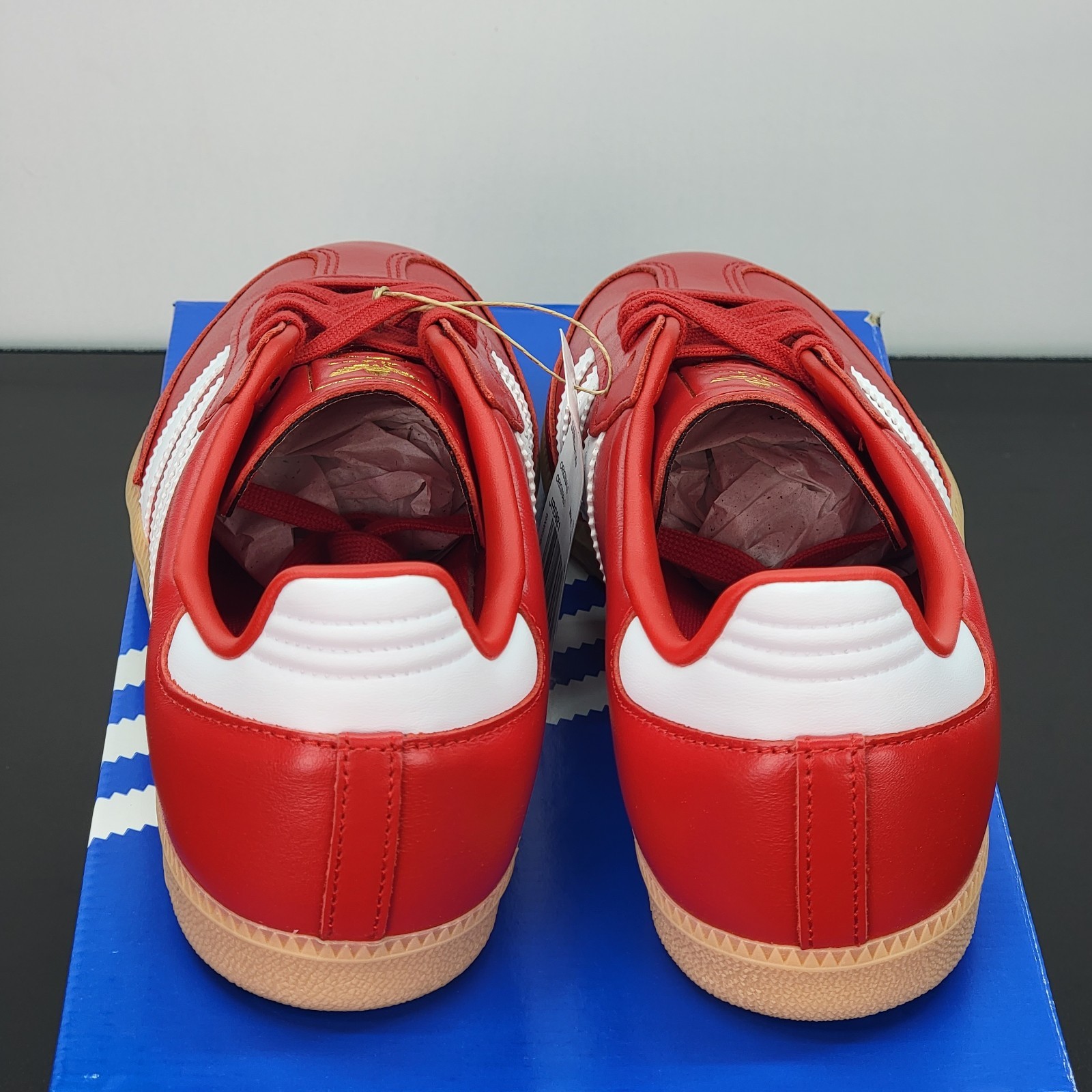 Adidas Samba OG Men’s Size 8 Athletic Shoes Red White Soccer Footwear Sneakers