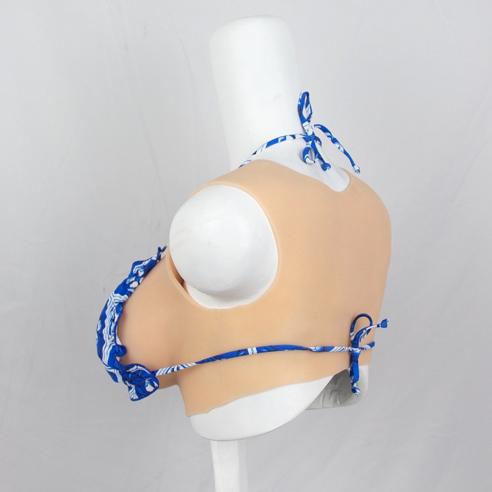 Realistic B-H Cup Silicone Breast Forms Breast Plate Fake Boobs For Crossdresser