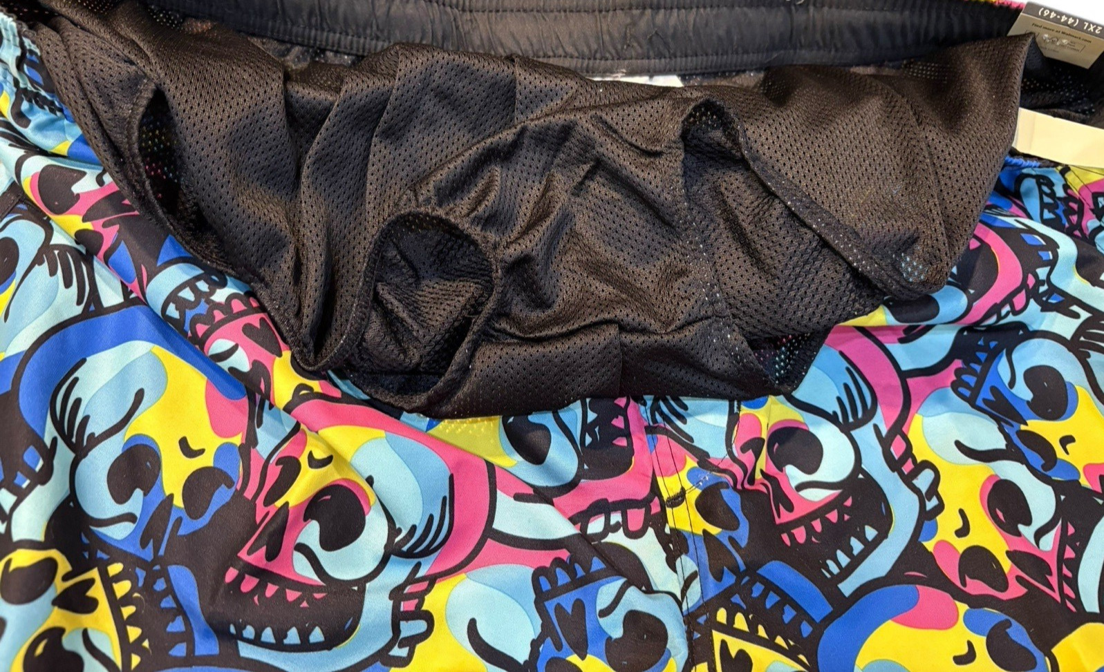 No Boundaries NWT Men’s Swim Shorts 2XL (44-46) Quick Dry UPF 50+ Above Knee