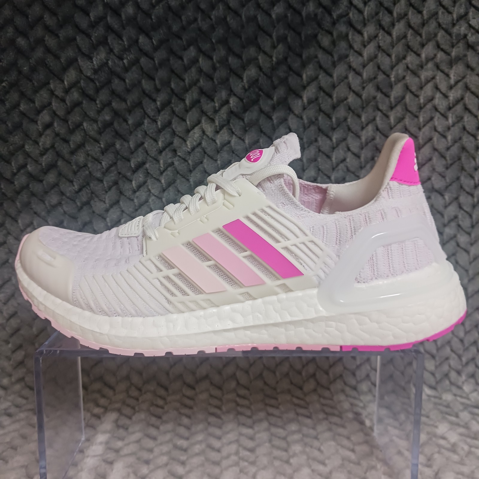 Adidas Ultraboost CC_1 DNA ClimaCool Men’s Running Shoes White Clear Pink Sz 6.5