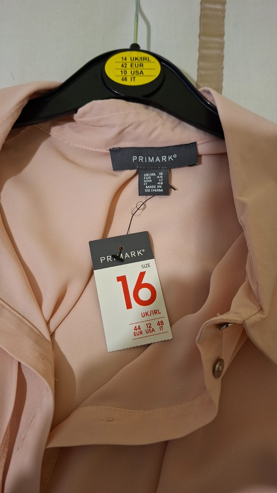 Woman Primark Peach Shirt Size 16