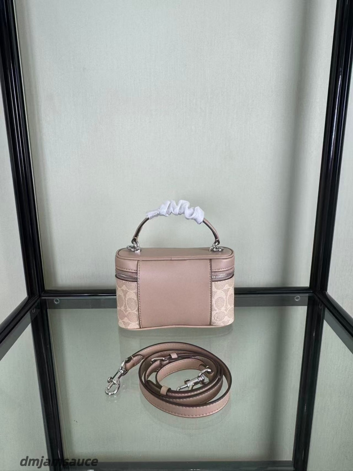 COACH Classic Monogram Vanity-Style Shoulder Bag for Women New Arrival