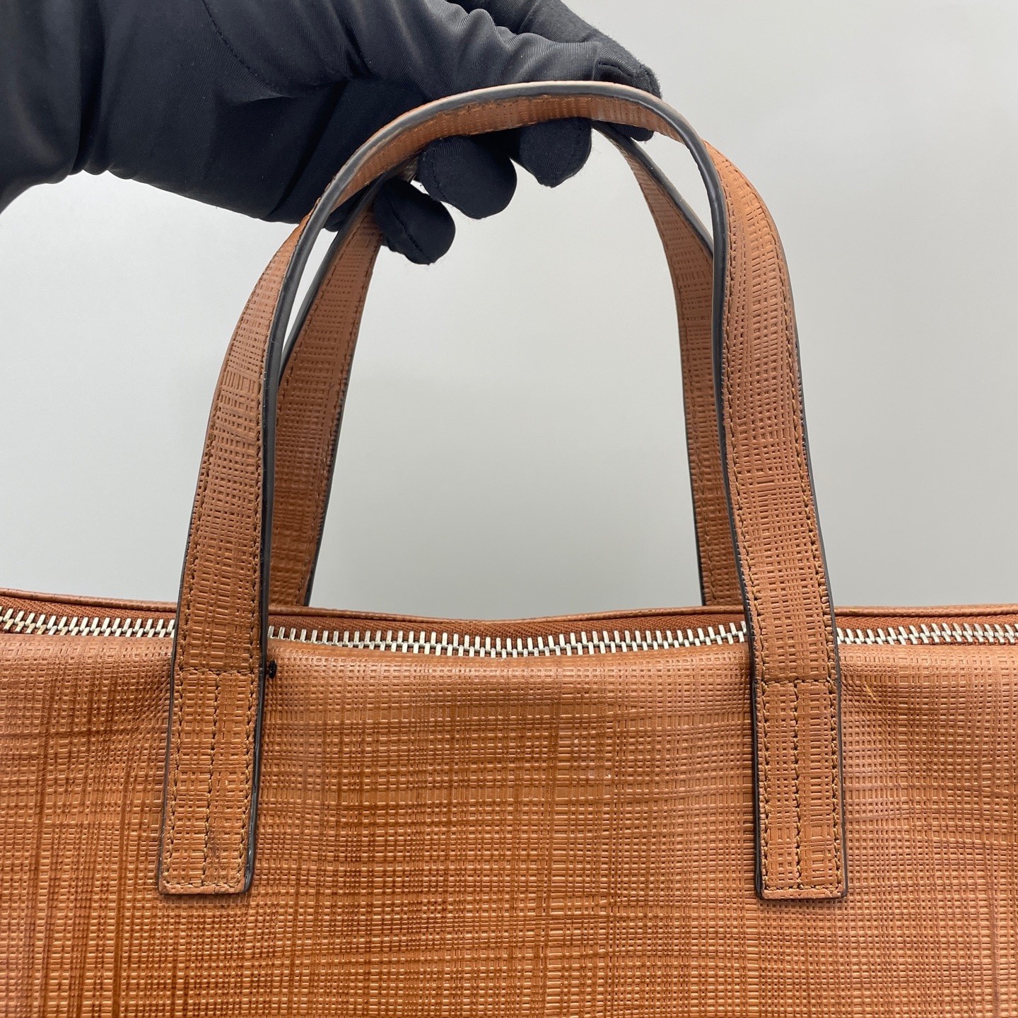 Loewe Pre-Owned Authentic Briefcase Brown 41*28*7cm Free Tracked Shipping