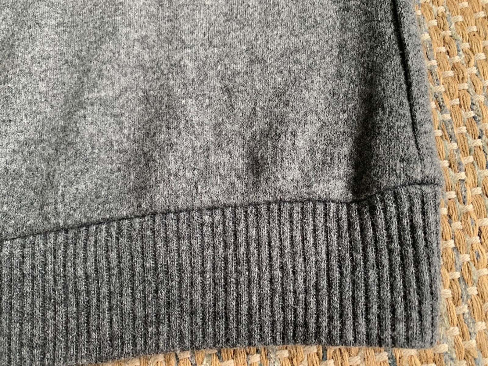 VTG Rebecca Stessens Sml Mid-Elbow 80s Workout Pullover Gray Sweater Made in USA