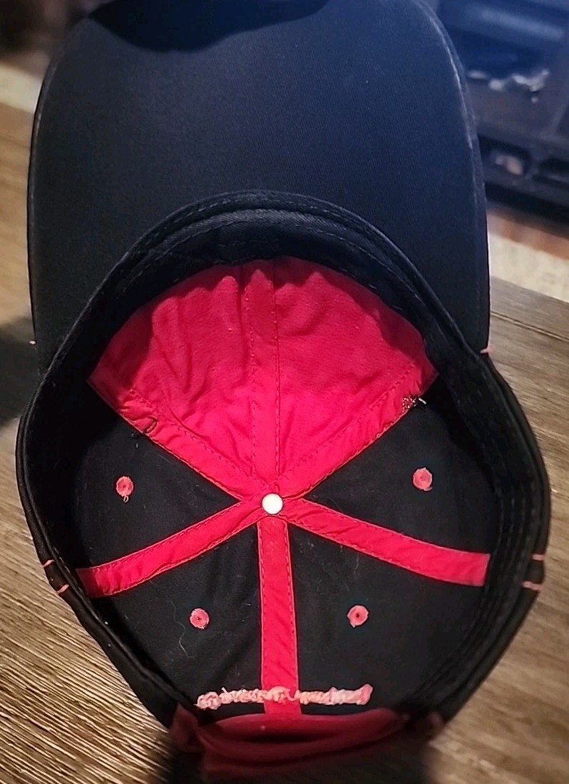 Rogue Skull East India Trading Co. Hat Baseball Cap Y2k Style Grunge Black/Red