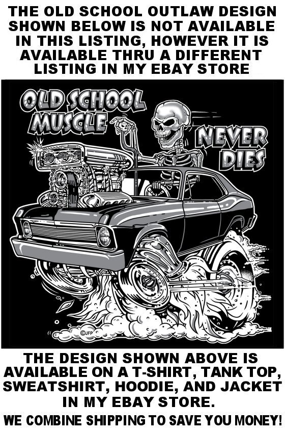 HENRY J KAISER OLD SCHOOL MUSCLE HOT ROD OUTLAW GASSER DRAG CAR SKULL WORK SHIRT