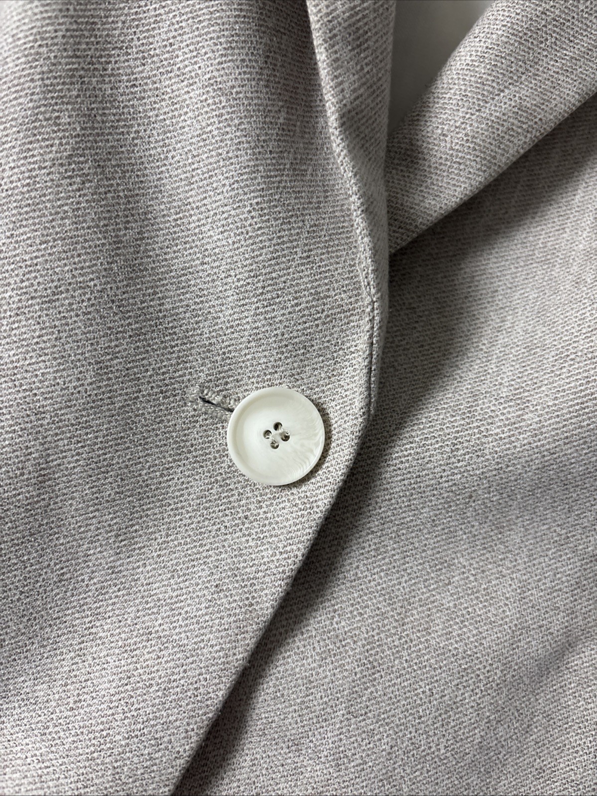 H&M Beige Fitted Jacket Size UK 16
