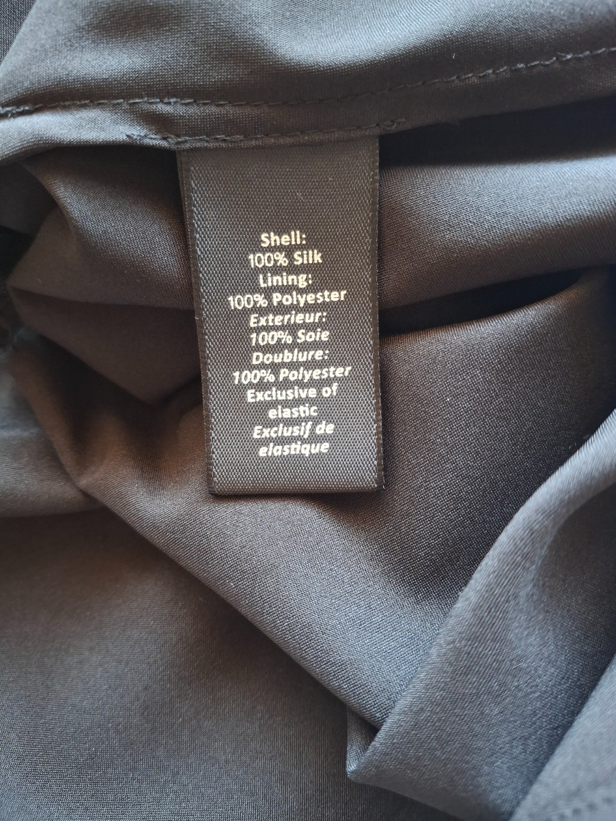 Elizabeth and James Silk Black Flowy Mini Skirt Womens M Lined Boho
