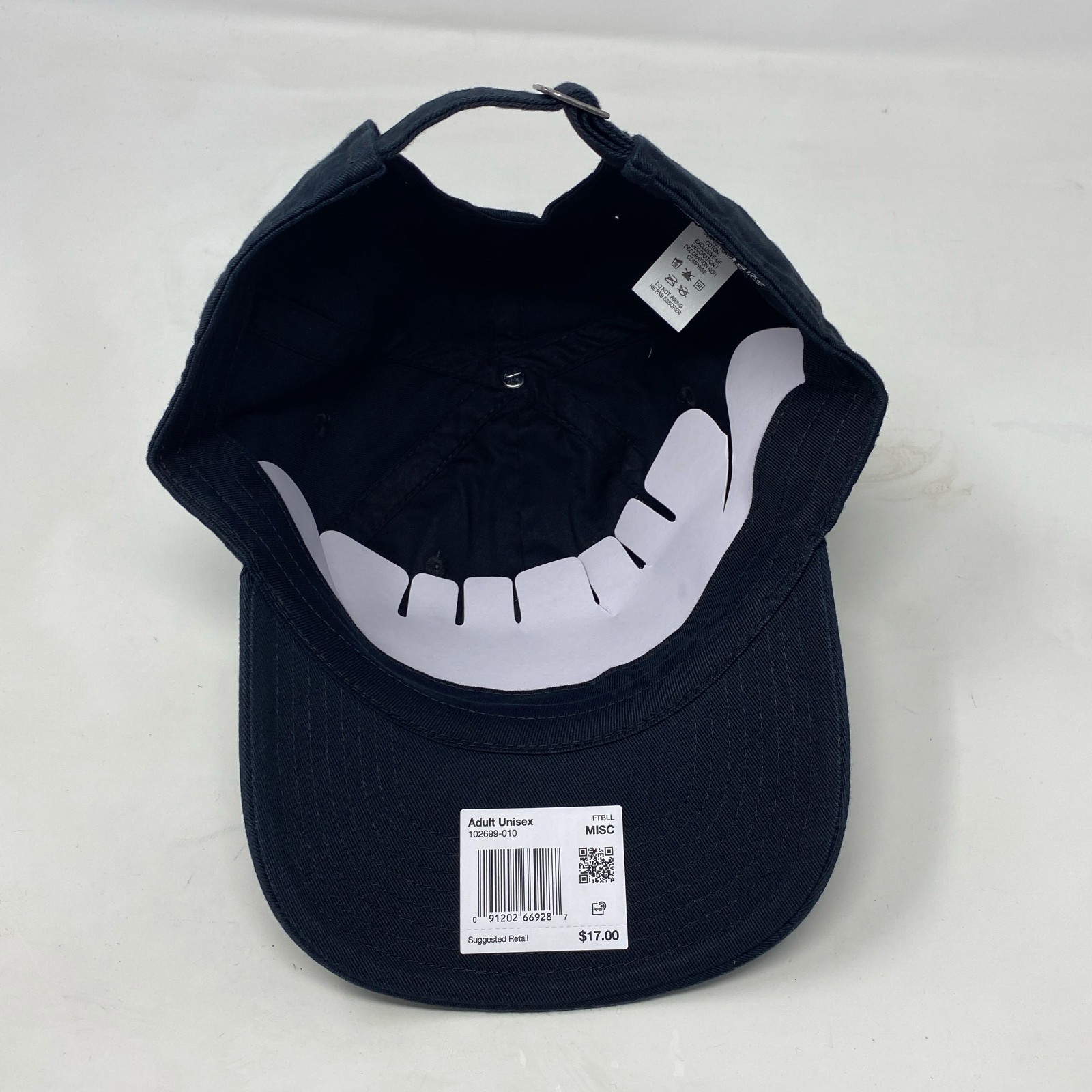 Nike Heritage 86 Campus Cap Black/White Adjustable One Size