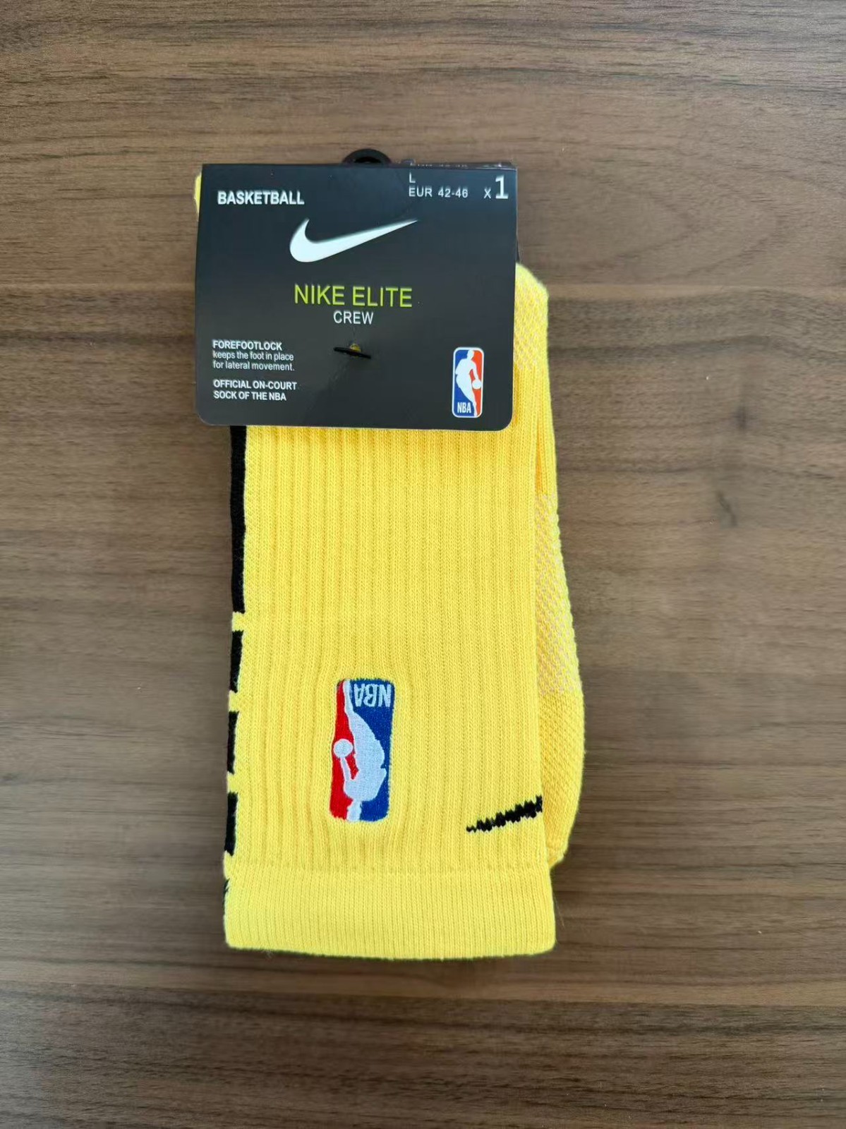 Nike Elite NBA Crew Socks 1 pair , Dri-FIT Technology, Size Large, Many Colors