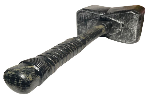 23″ MEDIEVAL WAR HEAD HAMMER Jumbo Thor Costume Weapon Prop Viking Battle Mallet