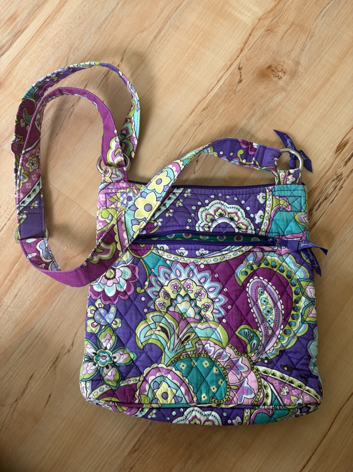 Vera Bradley Heather Pattern Quilted Cotton Crossbody