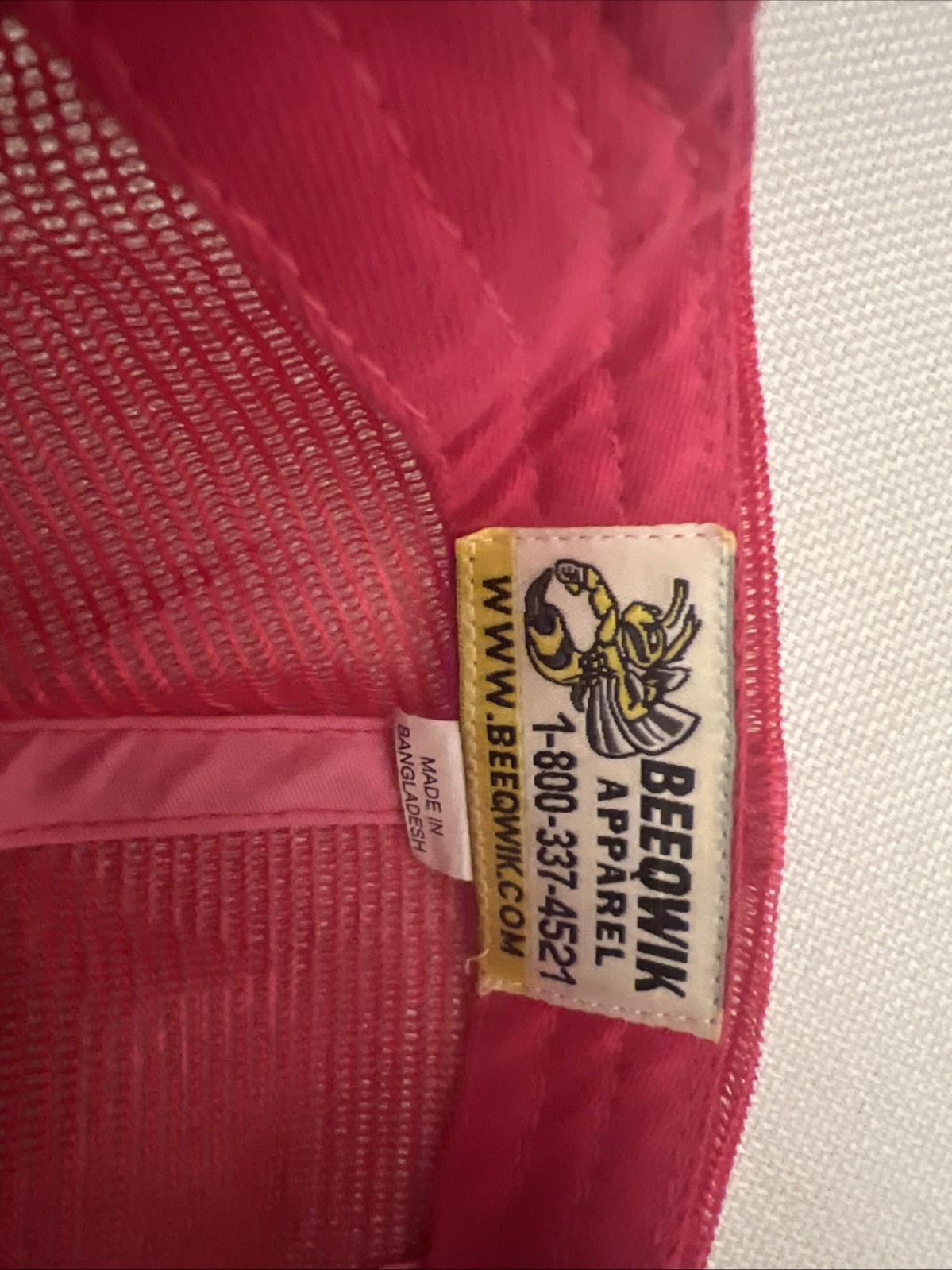 Corriente Saddle Co. Hot Pink & Dark Gray Adjustable Strap Back Mesh Hat / Cap