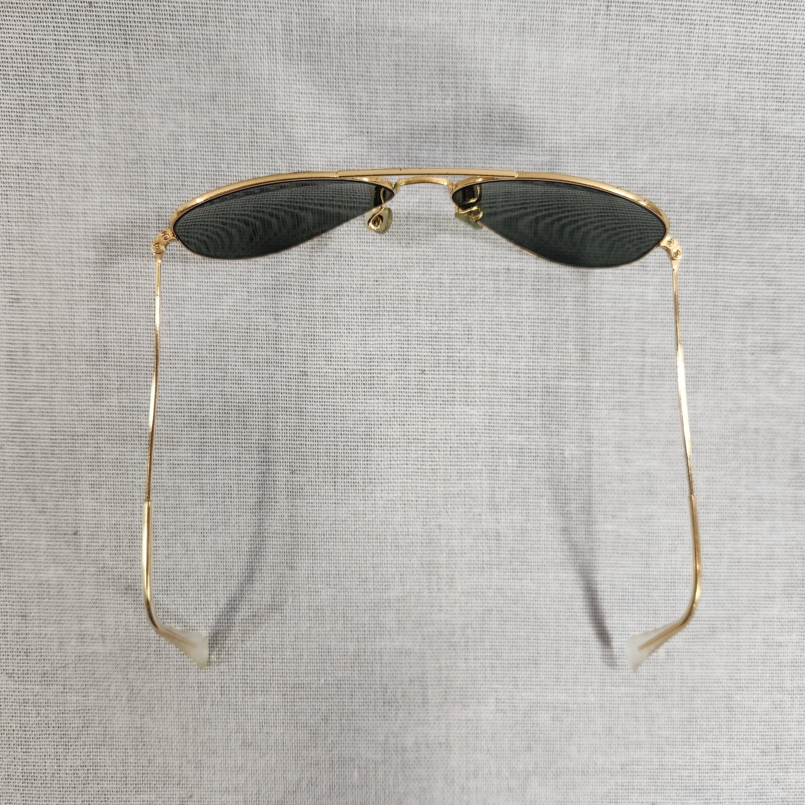 Ray Ban RB3025 001/58 Gold Full Rim Aviator Sunglasses 58-14-135mm Made in Italy
