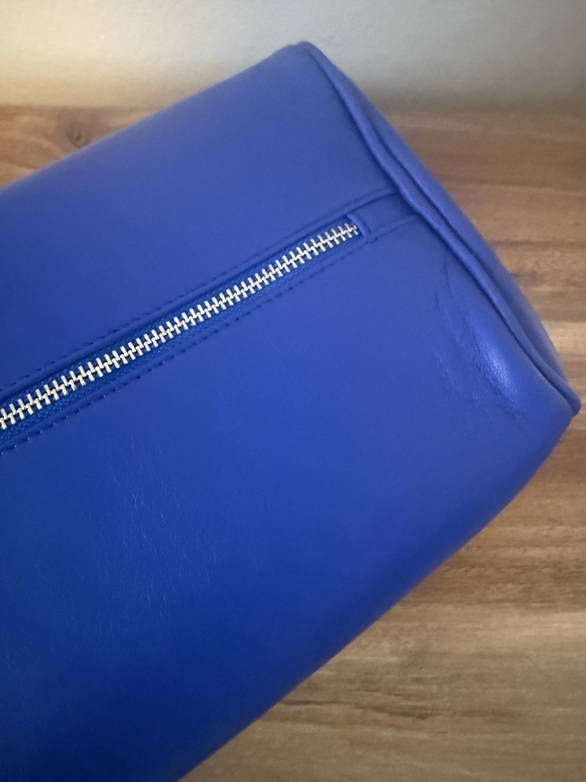 Larusmiani Milano Wash Bag Kaiser – Blue – Toiletry Bag – Made in Italy