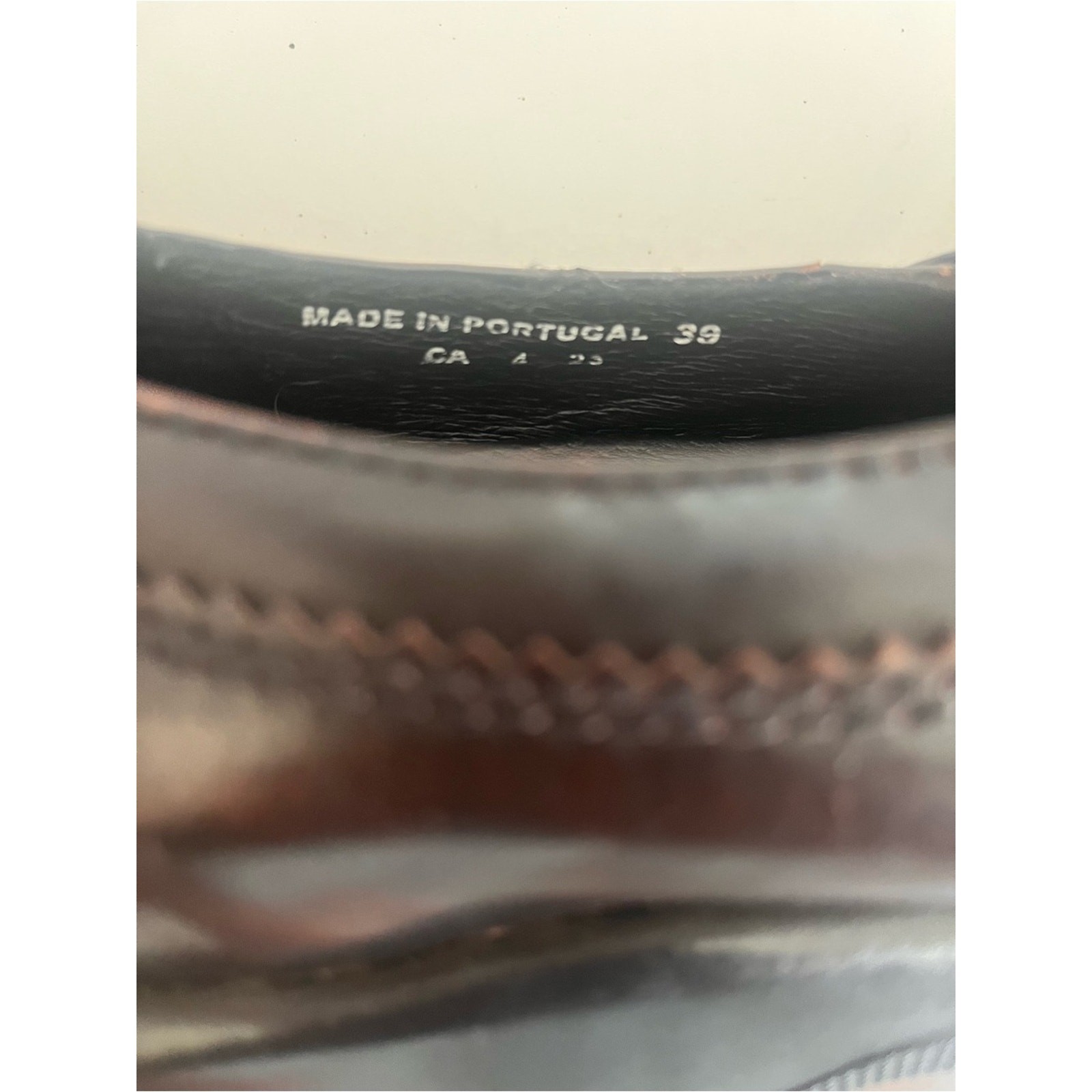 Dansko Mary Jane Leather Dark Brown Clog Size 39/8.5 Comfort Schoolgirl Retro