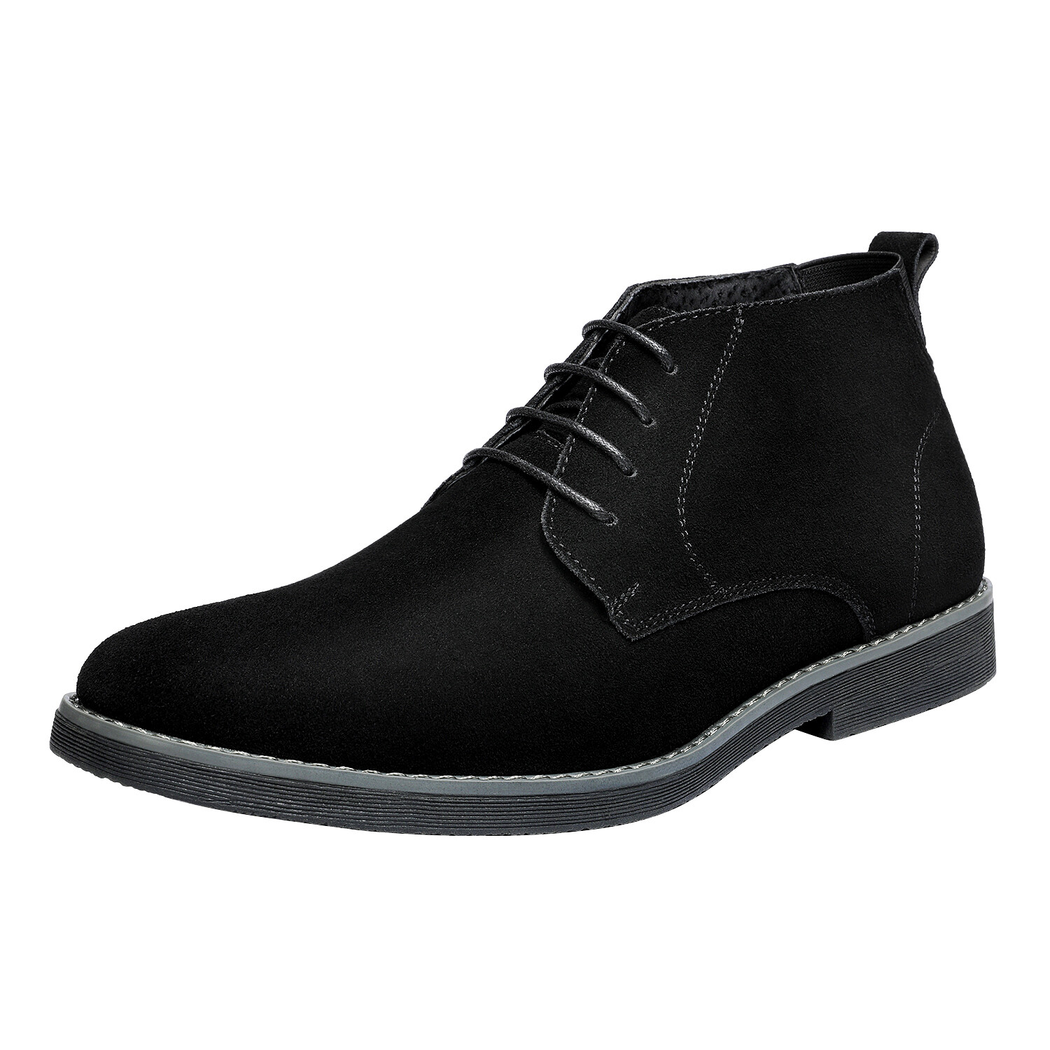 Men’s Chukka Boots Suede Leather Lace Up Ankle Oxford Dress Boots