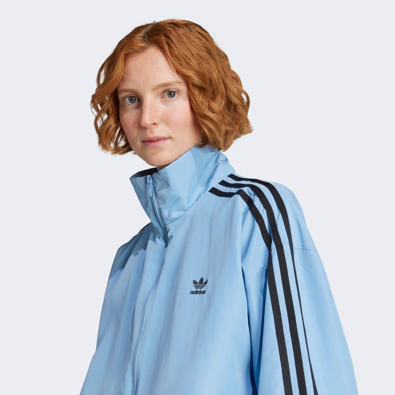 NEW Adidas JY2638 Adilenium Season 3 Oversized Blue Zip Track Jacket Women’s M