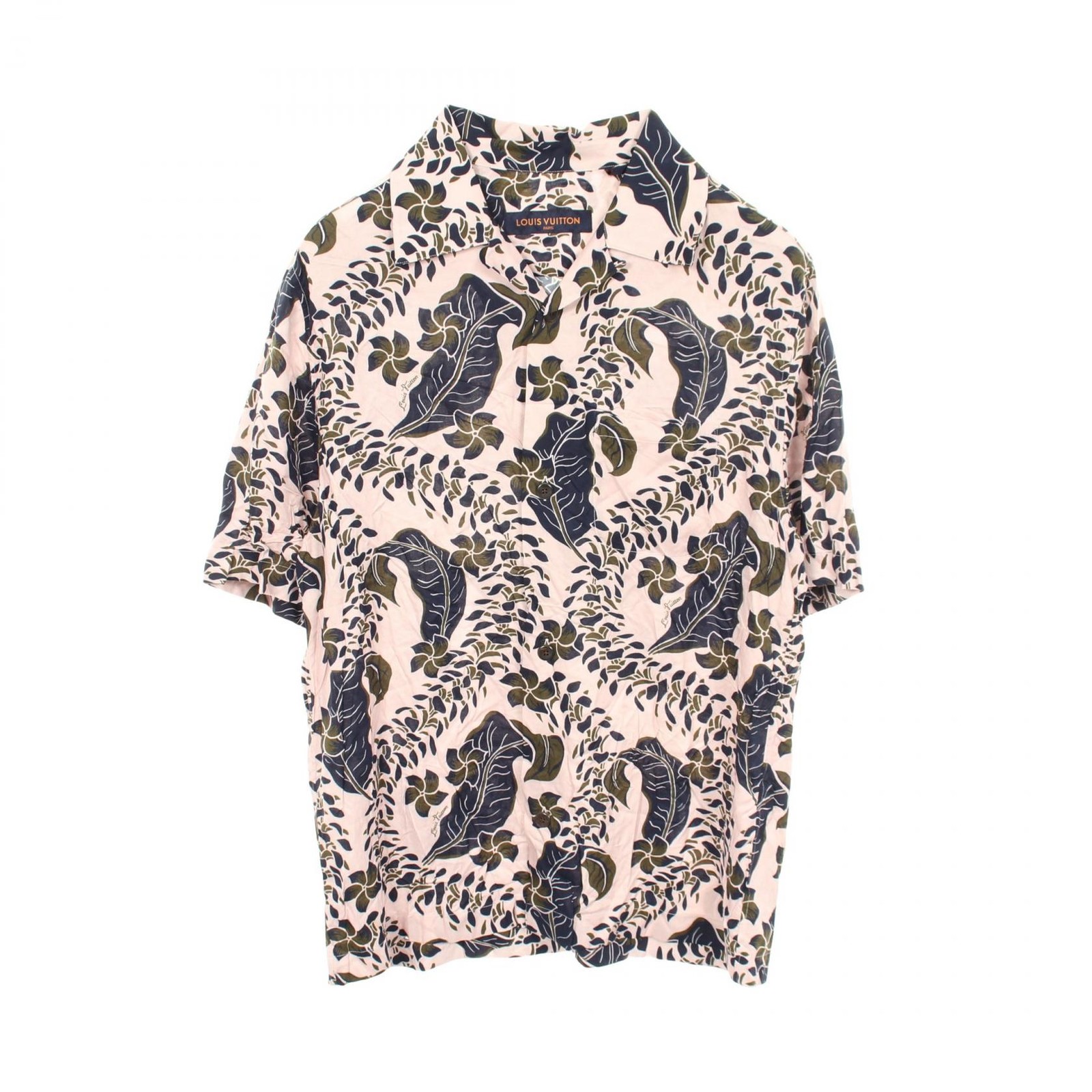 Louis Vuitton Leaf Rayon Short Sleeve Top – DUTY FREE
