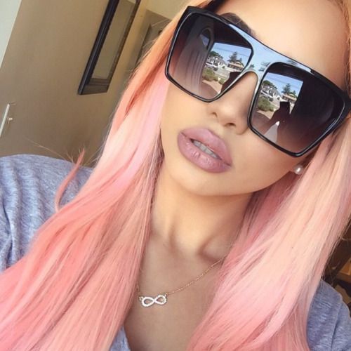 Lauren Flat Top Oversized HUGE Large Square Aviator Women Sunglasses GAFAS SHADZ