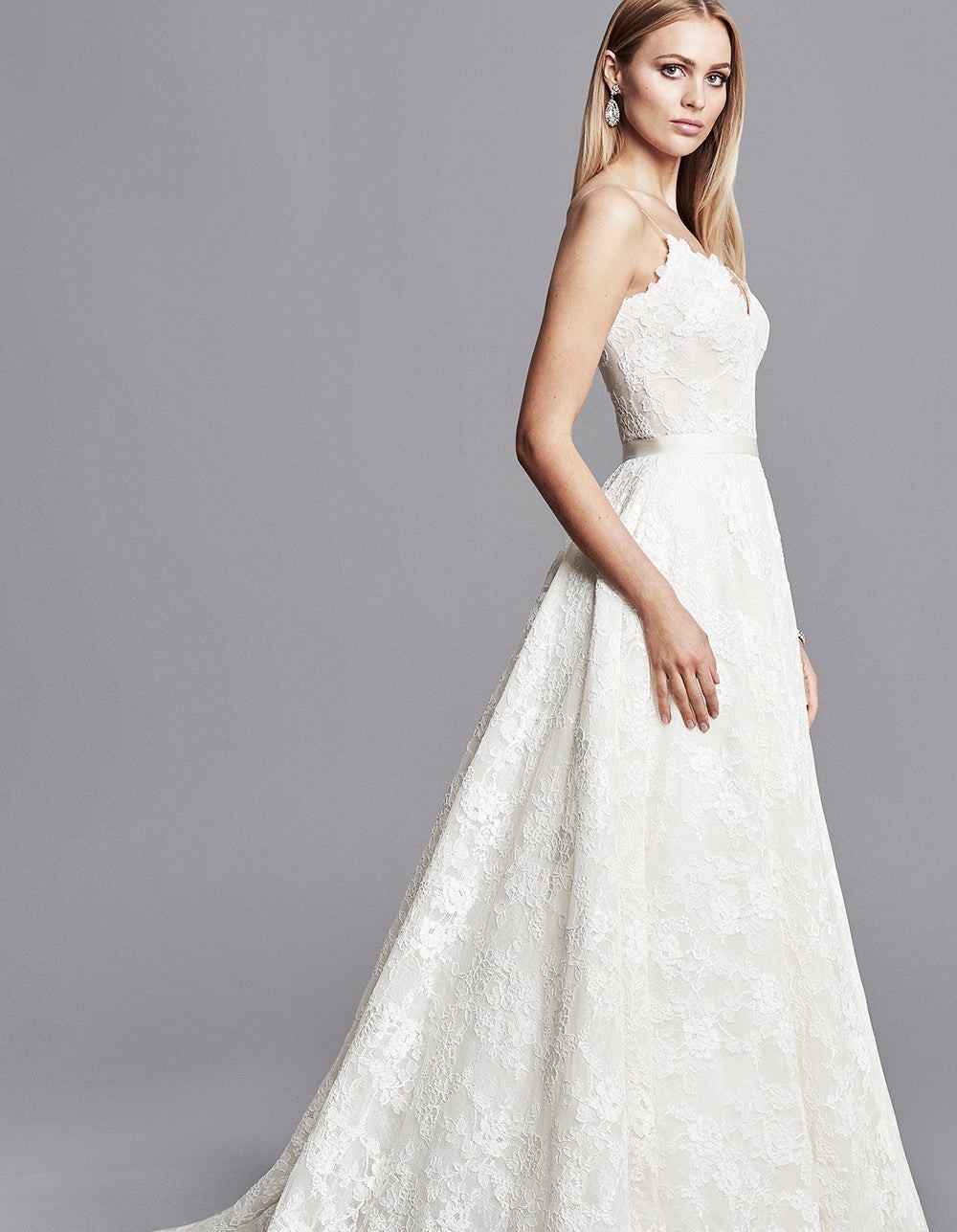 Tulisa by Caroline Castigliano Chantilly Lace Wedding Gown New Classic