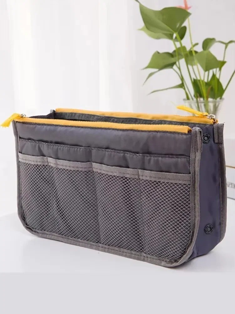 2Pack Women Travel Insert Handbag Organizer Purse Large Liner Organizer Tidy Bag
