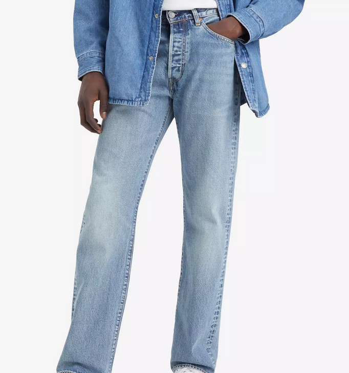 Levi Premium Circular 501 BLUE White Label Sizes 31X30,34X30,36X32, 36X34,38X32