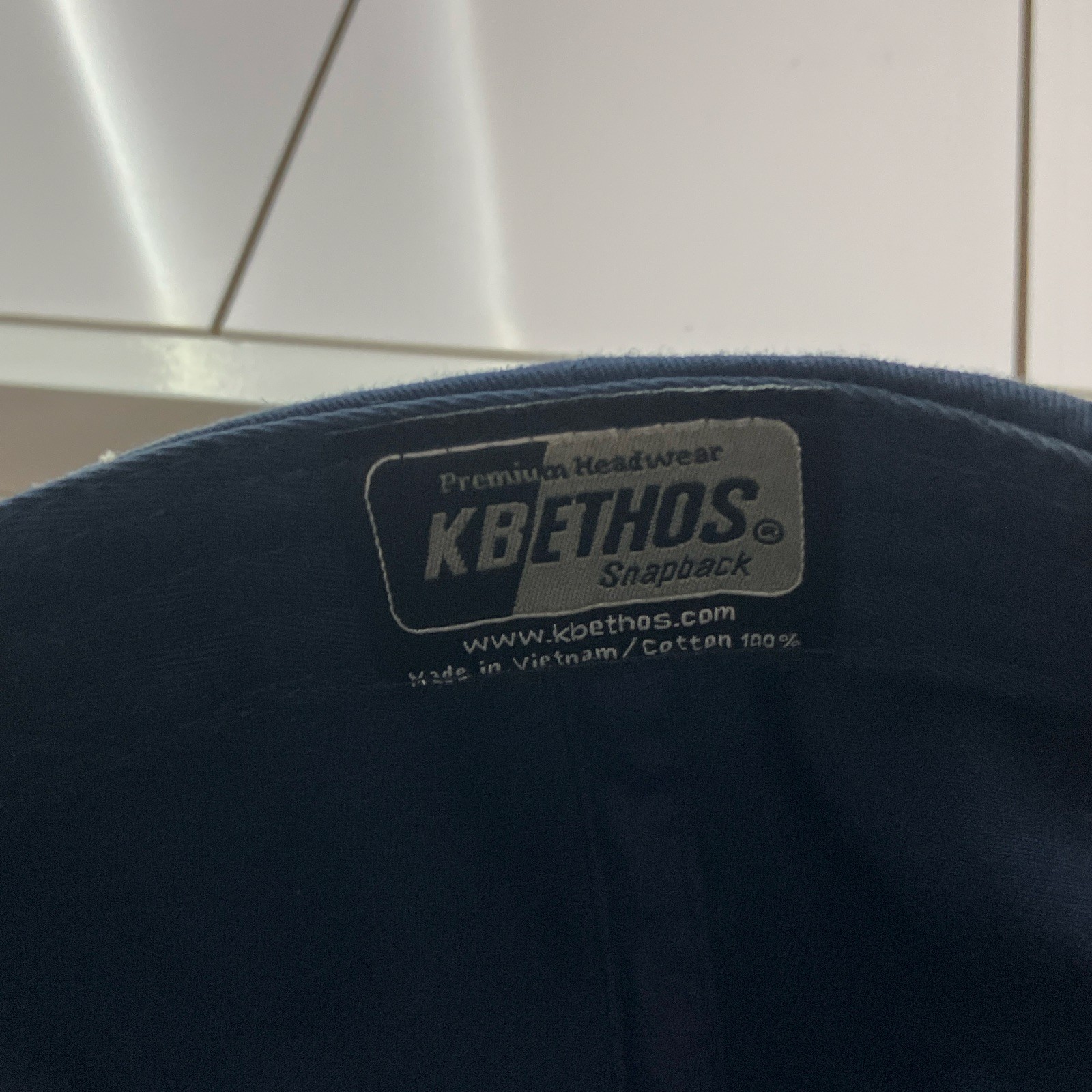 KBETHOS Solid Adjustable Snapback Baseball Cap Hat Blue/Gray One Size Unisex